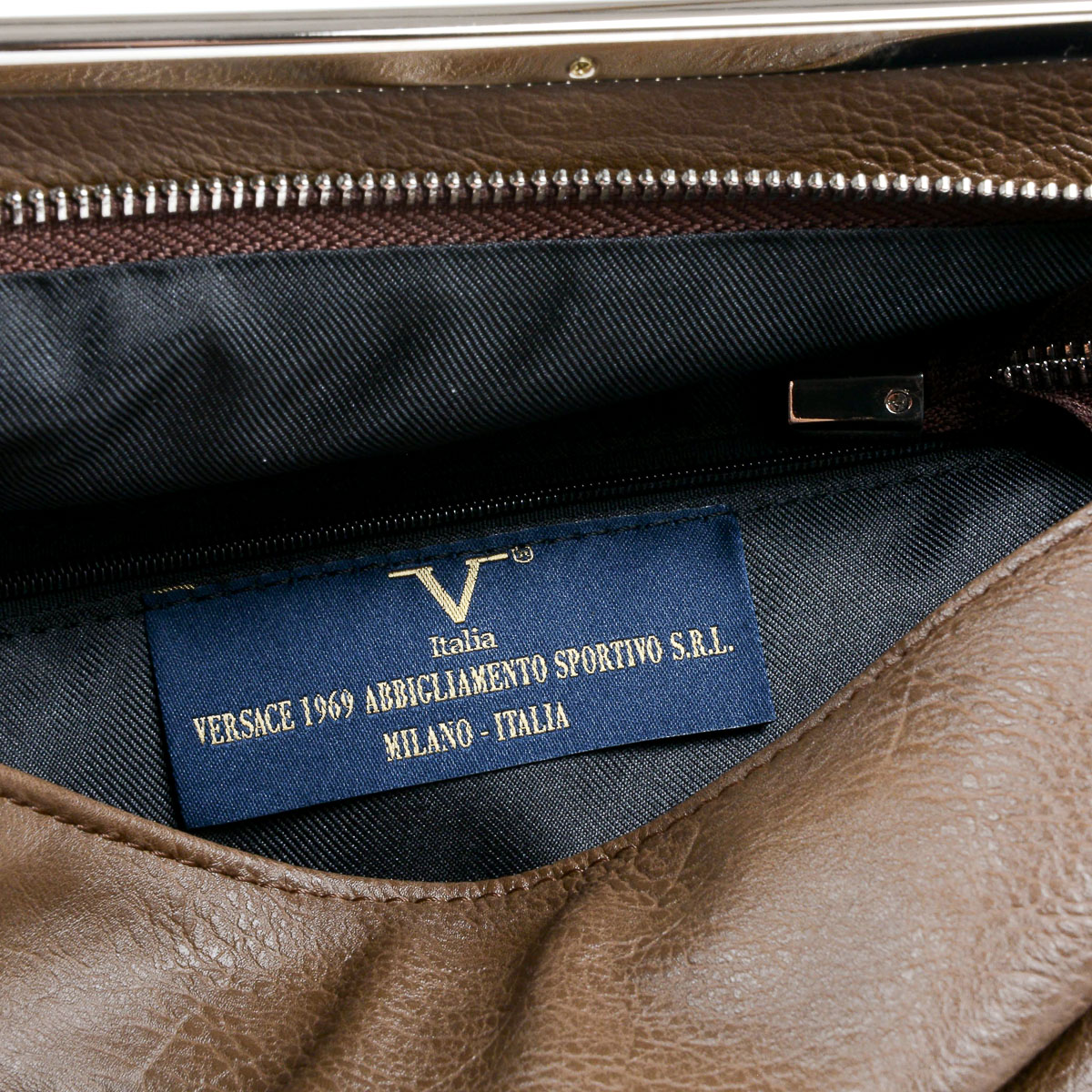 V 1969 Italia Womens Handbag Taupe STEFANY