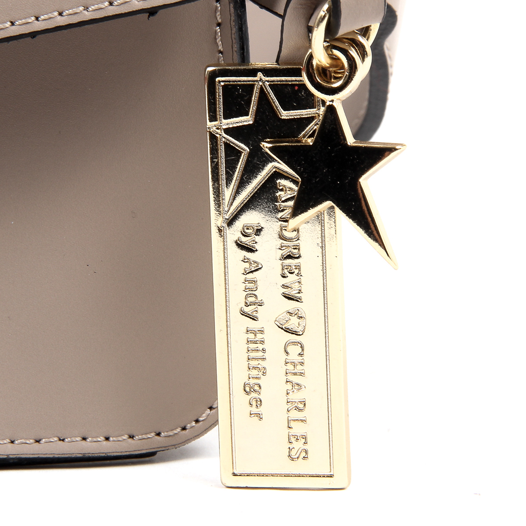 Bolso de mano para mujer Andrew Charles color topo CAITLYN