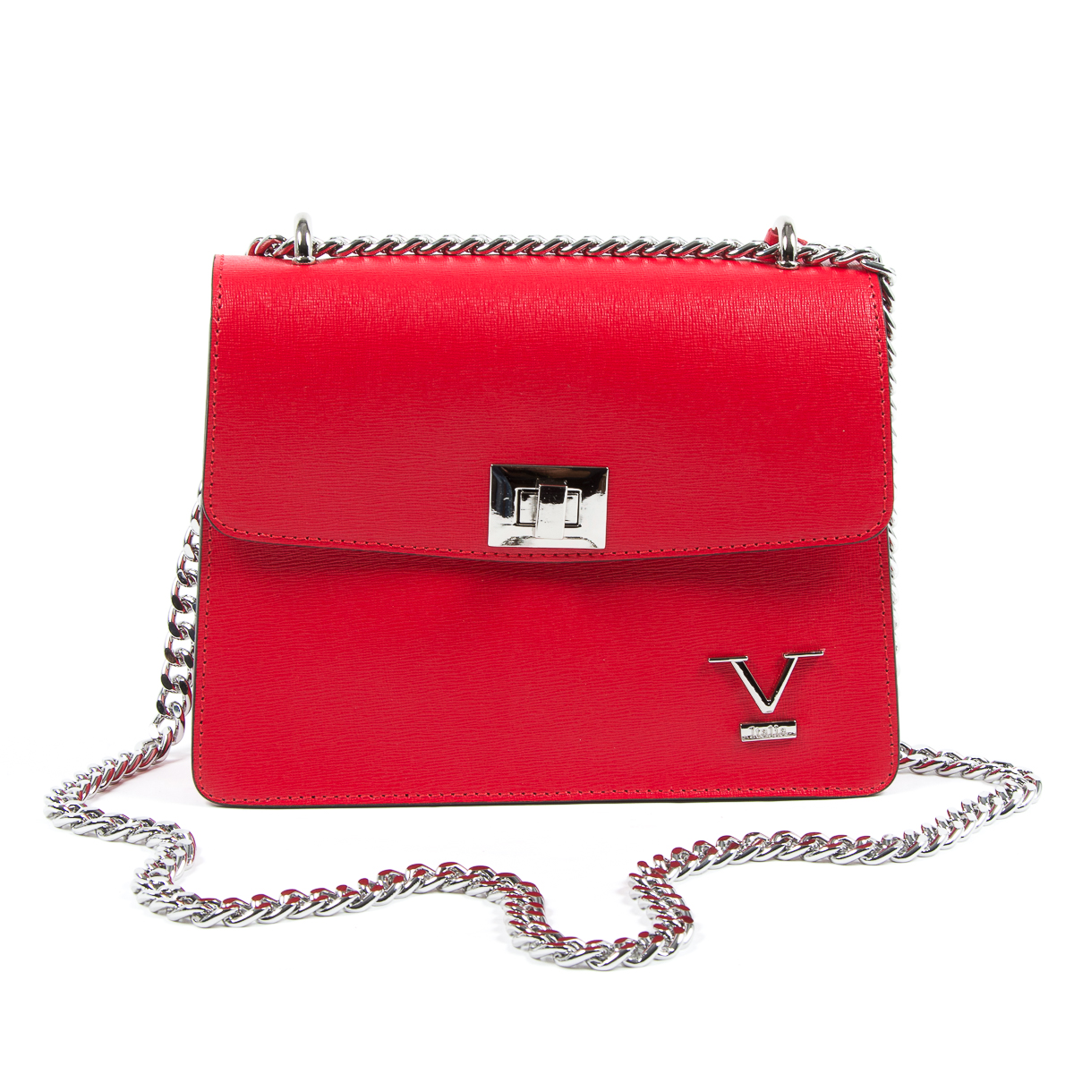 V 1969 Italia Womens Handbag Red MORA
