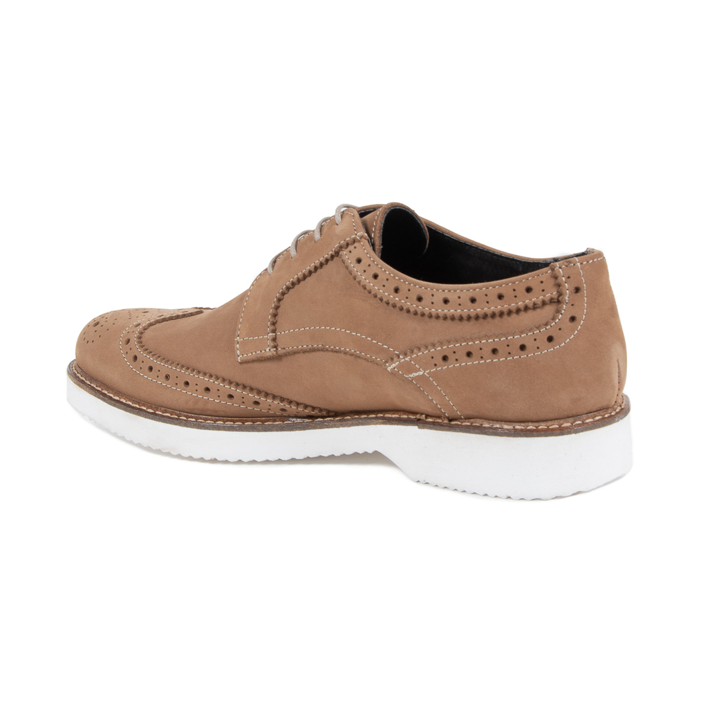 Zapato brogue para hombre V 1969 Italia Marrón HARRY 5141 NABUK VAR 2