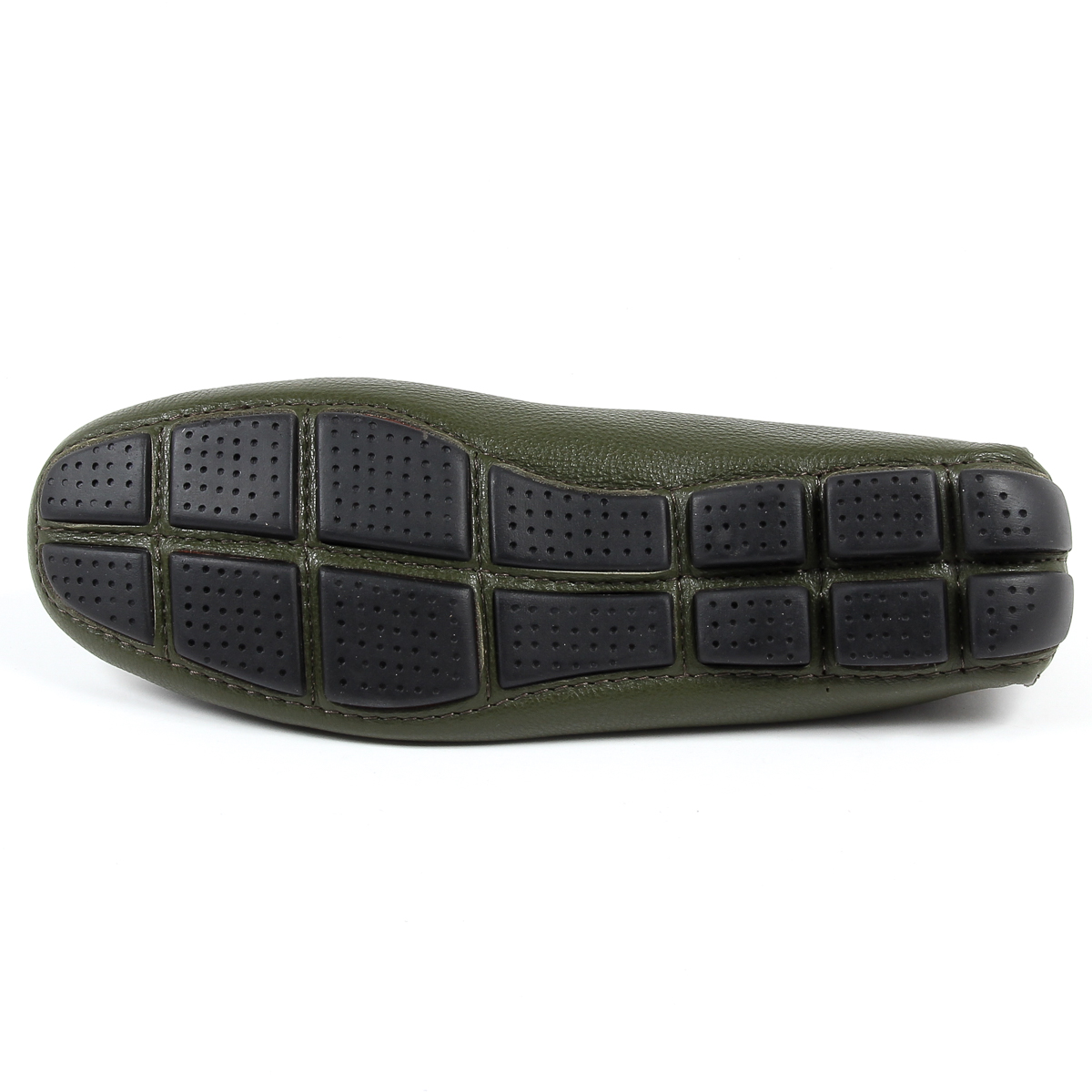 Mocasines V 1969 Italia para hombre, color verde ADAM