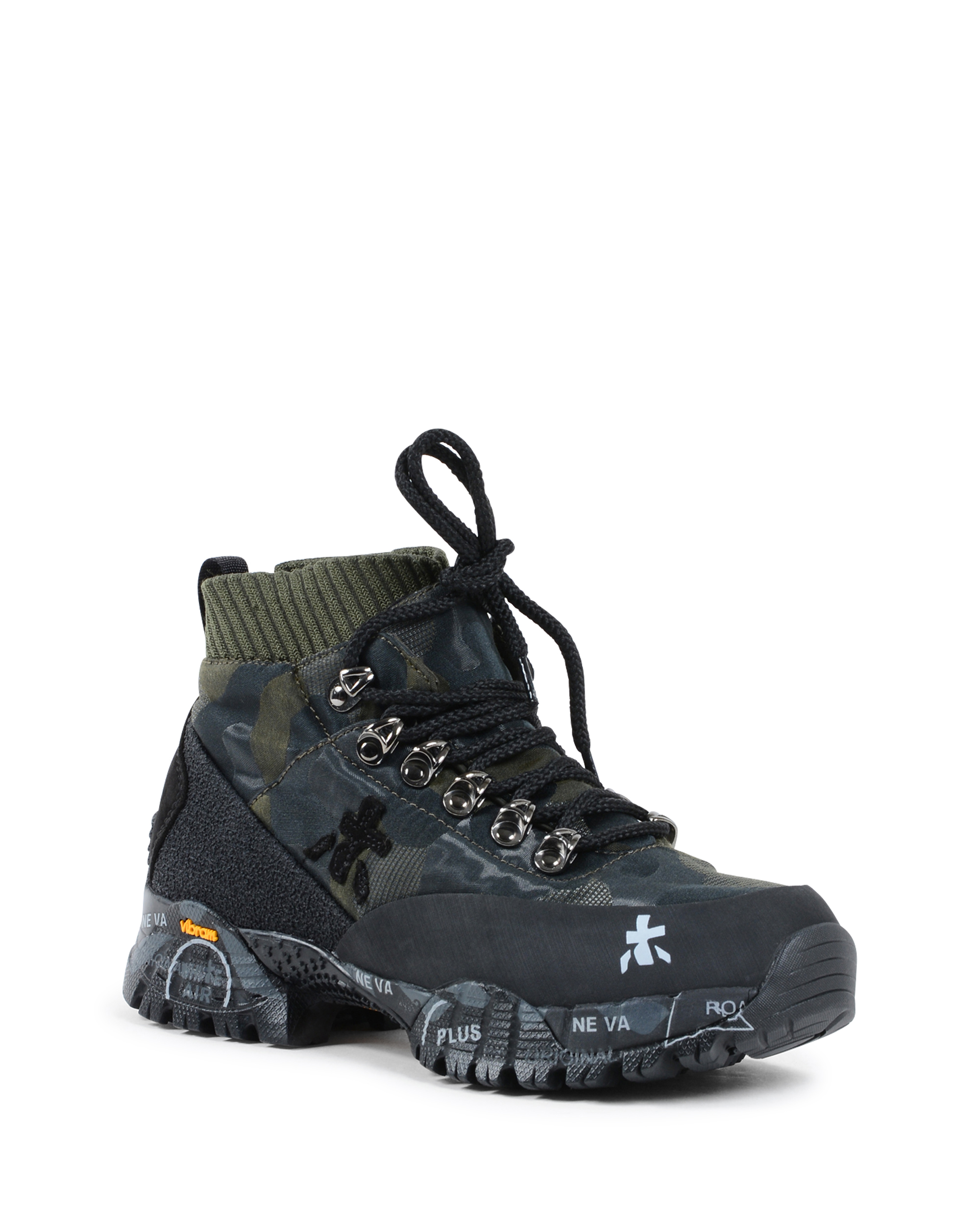 Premiata Womens Trekking Sneaker Military Green LOUTRECK 124