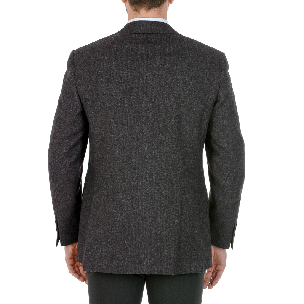 Chaqueta Canali para hombre de manga larga gris oscuro