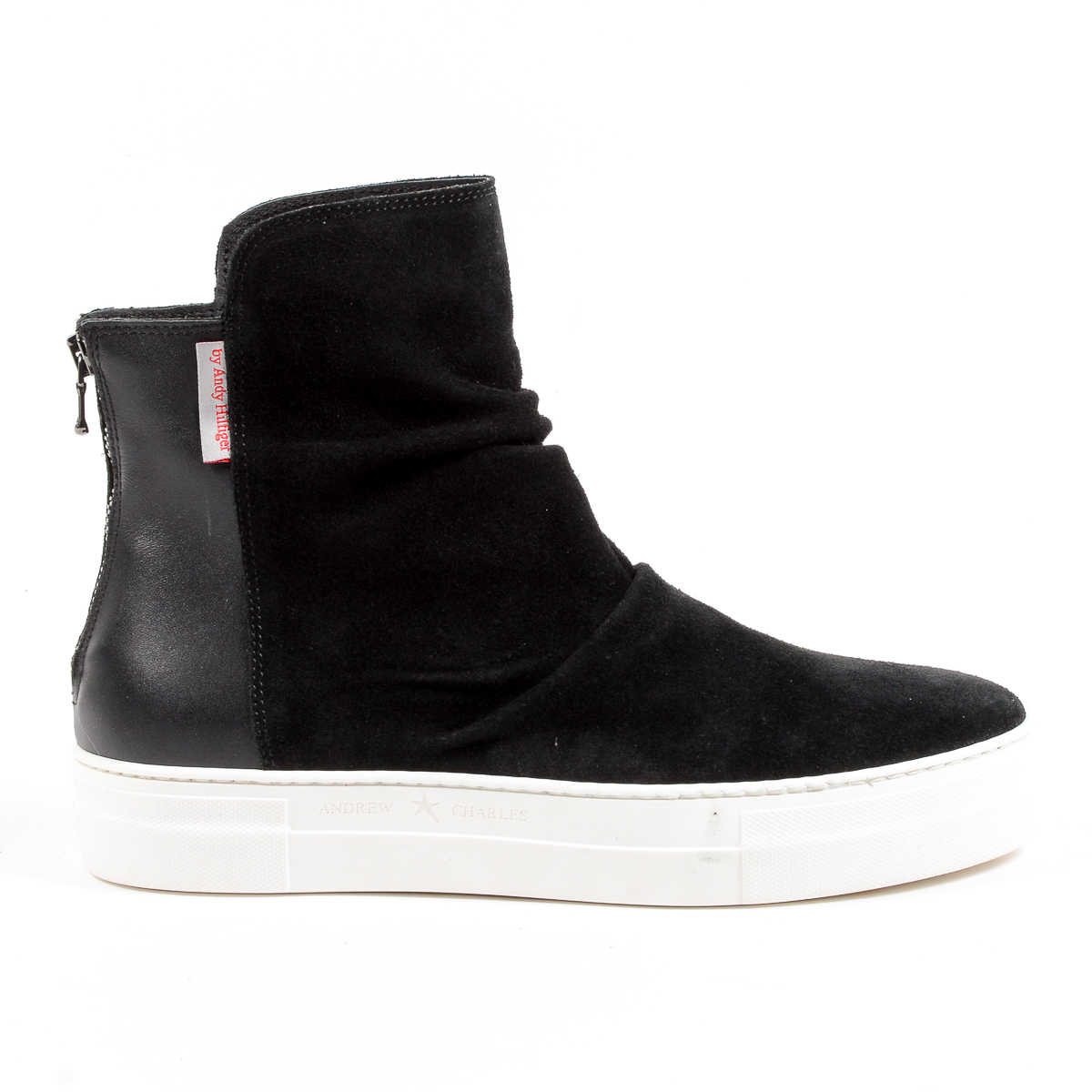 Andrew Charles Mens Ankle Boot Black JON