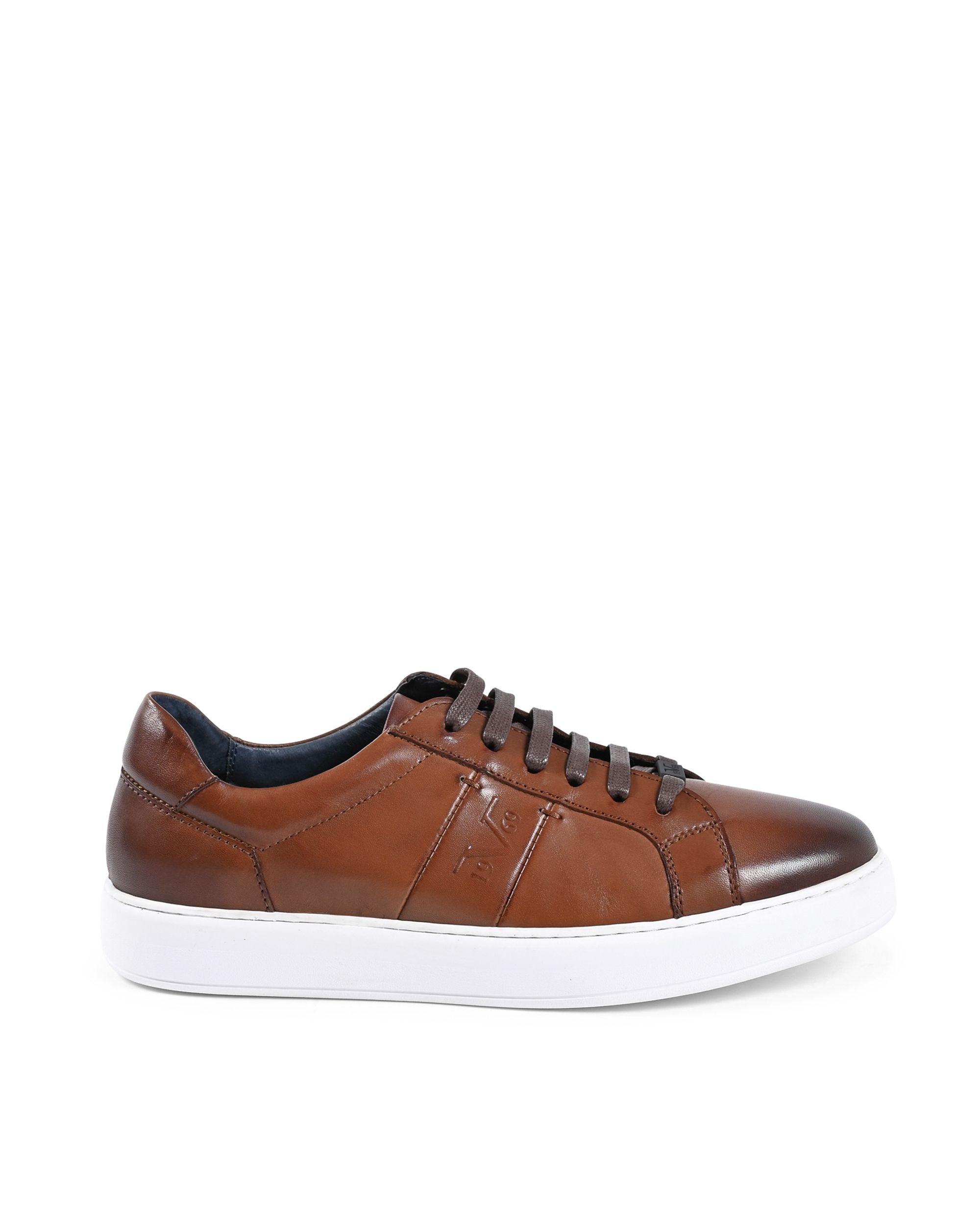 19V69 Italia Zapatillas para hombre marrón YO 2018-H15 TABACCO