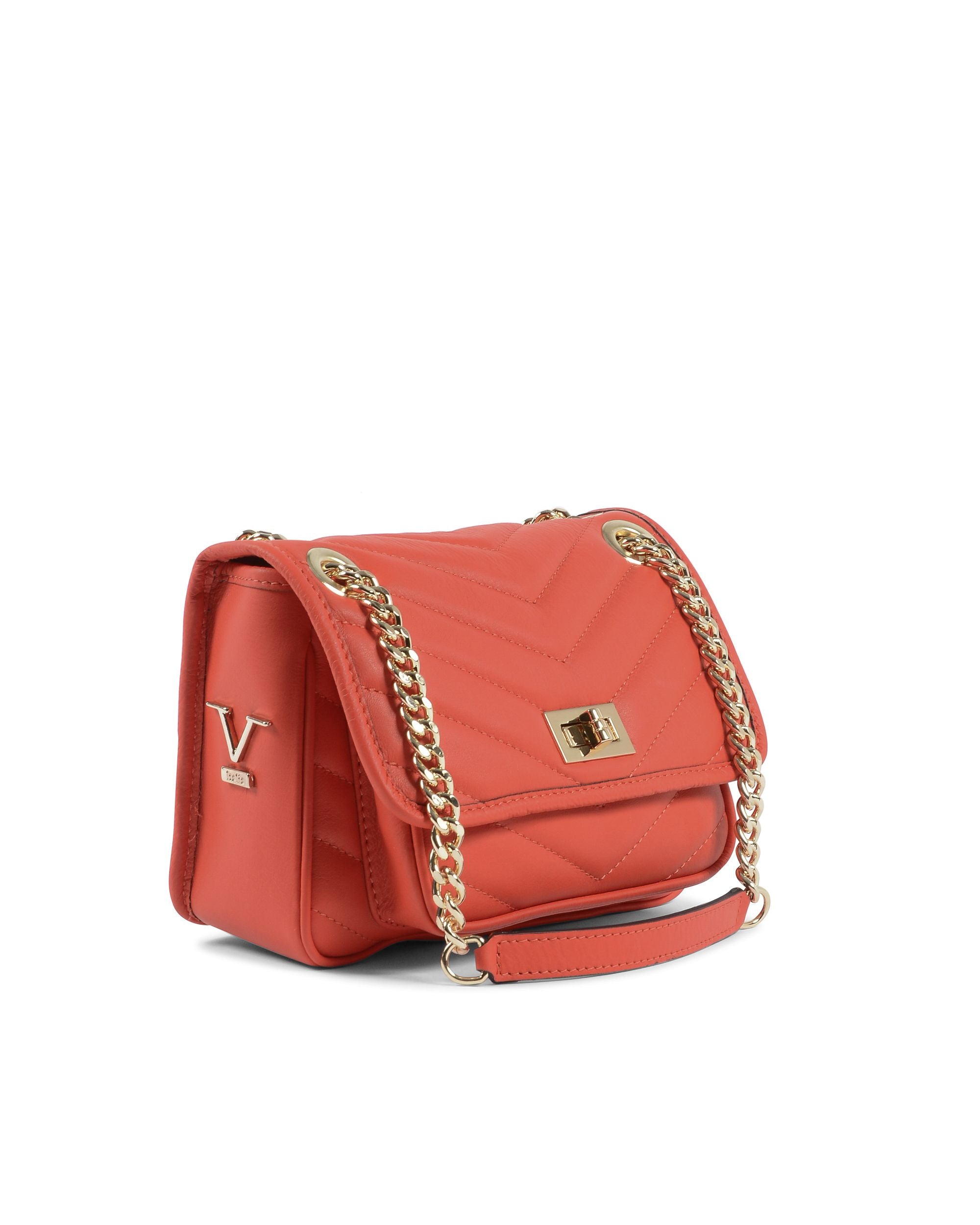Bolso de mano para mujer V Italia Coral 10507 SAUVAGE CORALLO