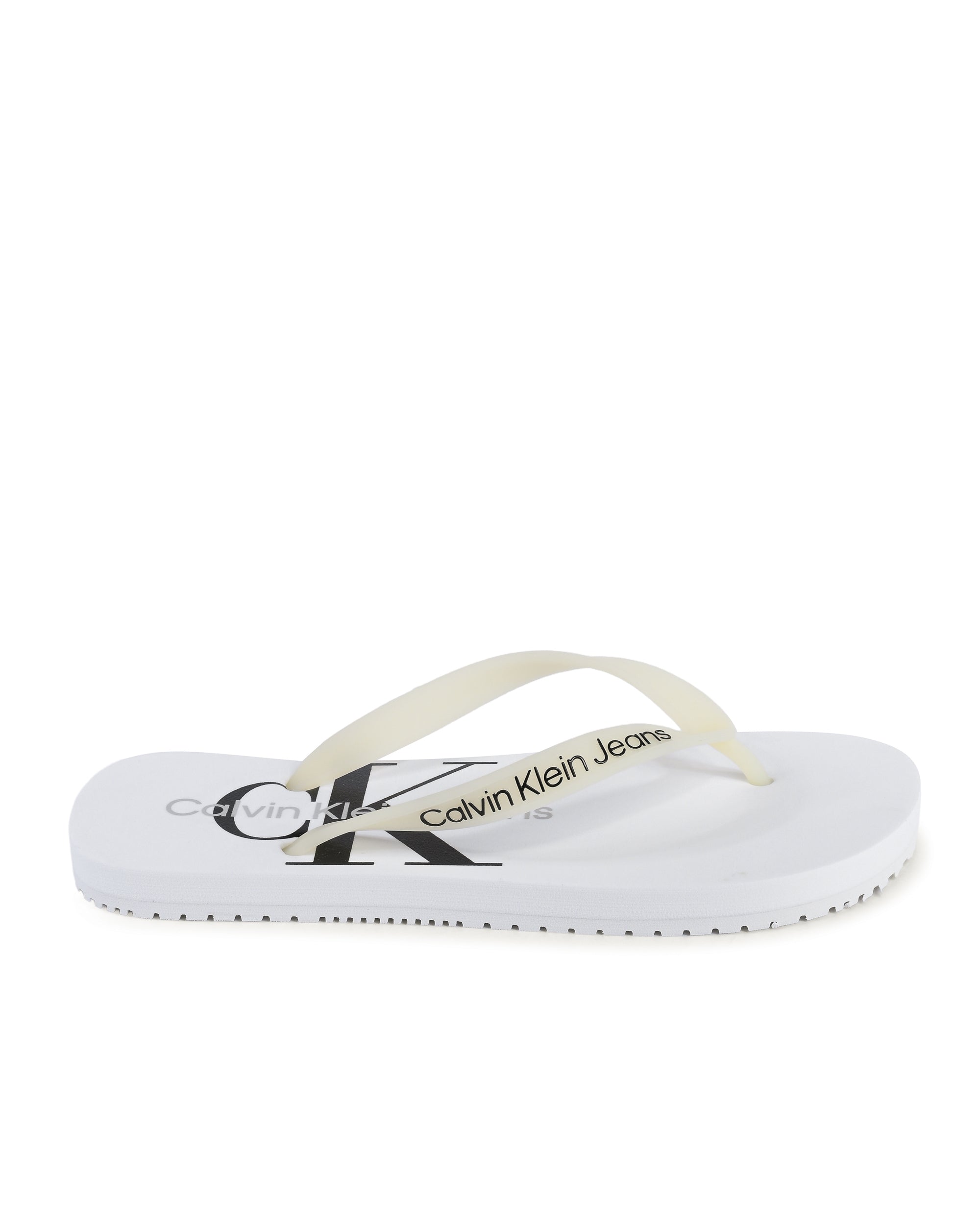 Chanclas Calvin Klein para mujer blancas YW0YW01246YBR