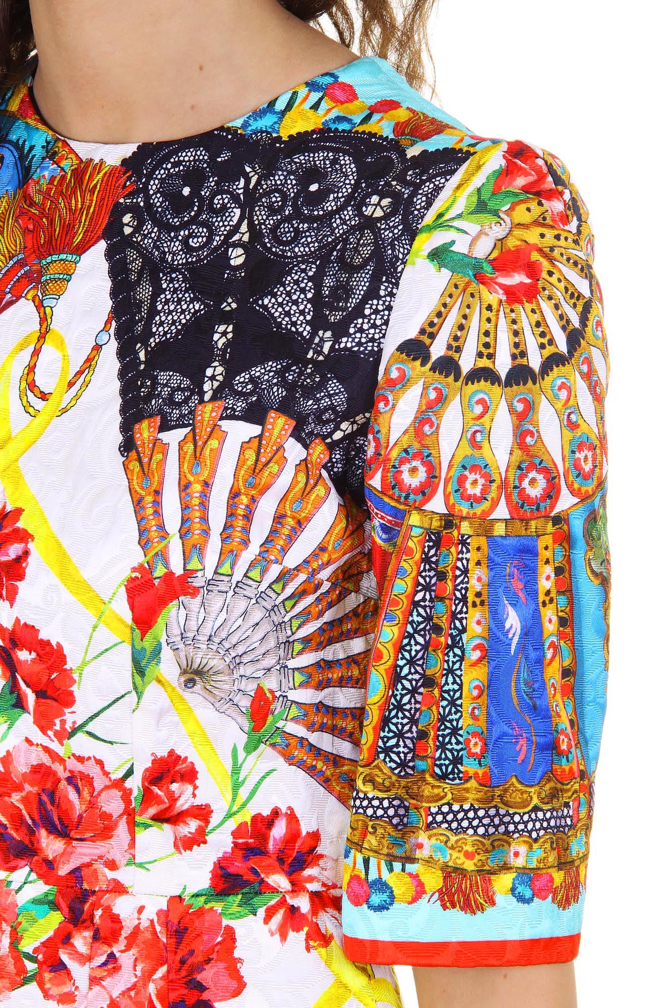 Dolce & Gabbana Carretto Siciliano vestido de mujer F6OS8T FPMQL X0800