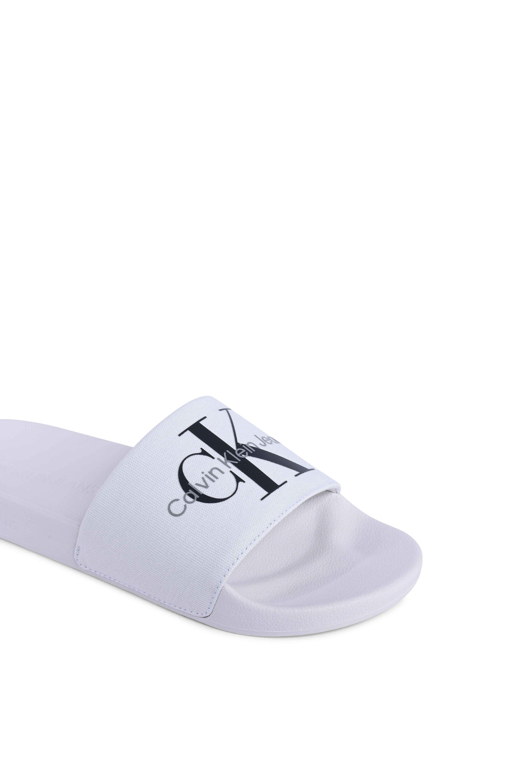 Chanclas Calvin Klein para hombre blancas YM0YM00061YBR