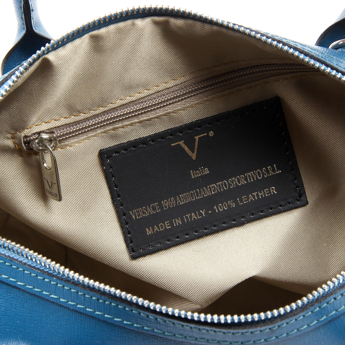 Bolso Mujer V 1969 Italia V014-S PALMELLATO PETROLIO