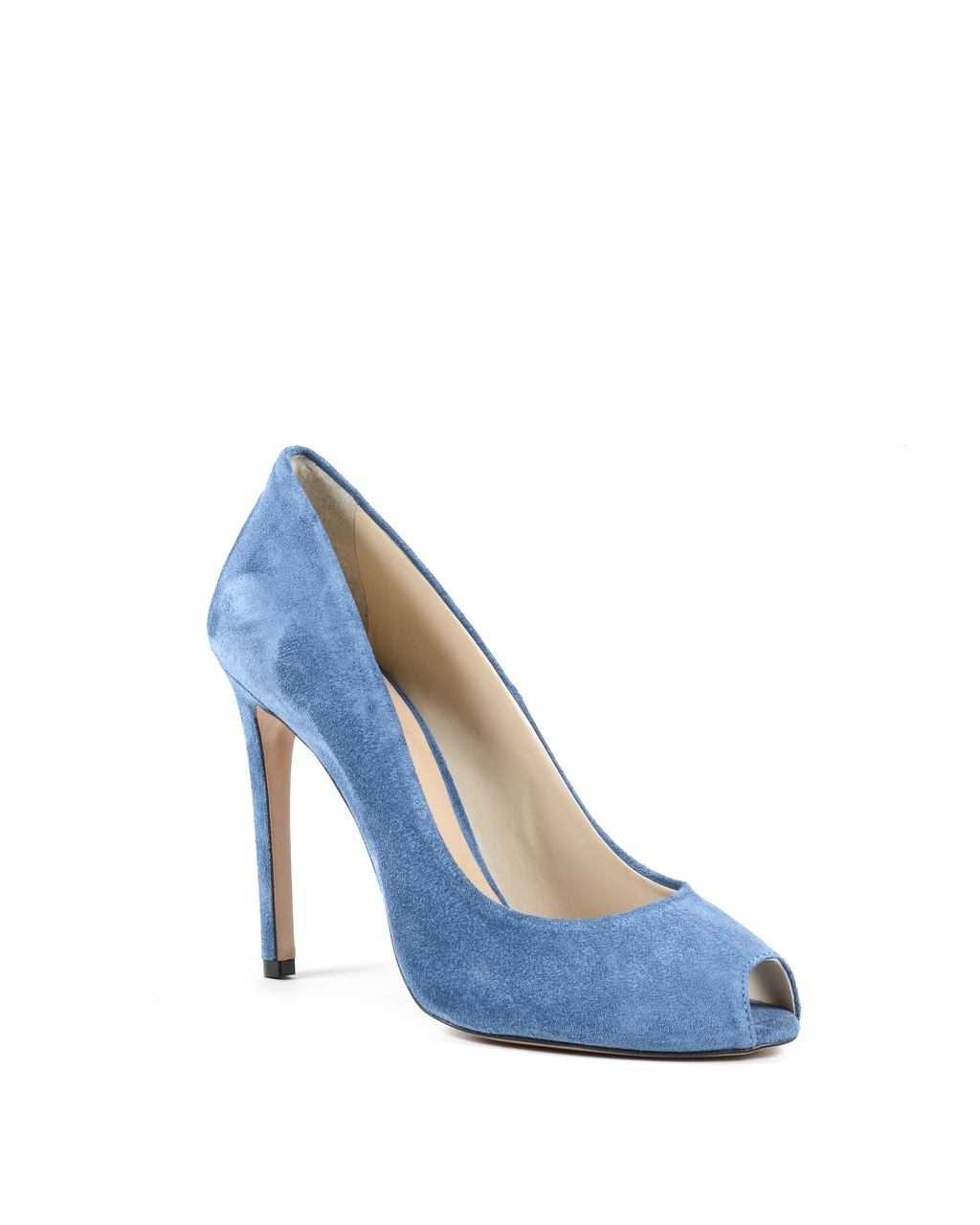 19V69 Italia Zapatos de salón para mujer con punta abierta azul 303 CROSTA BLUE
