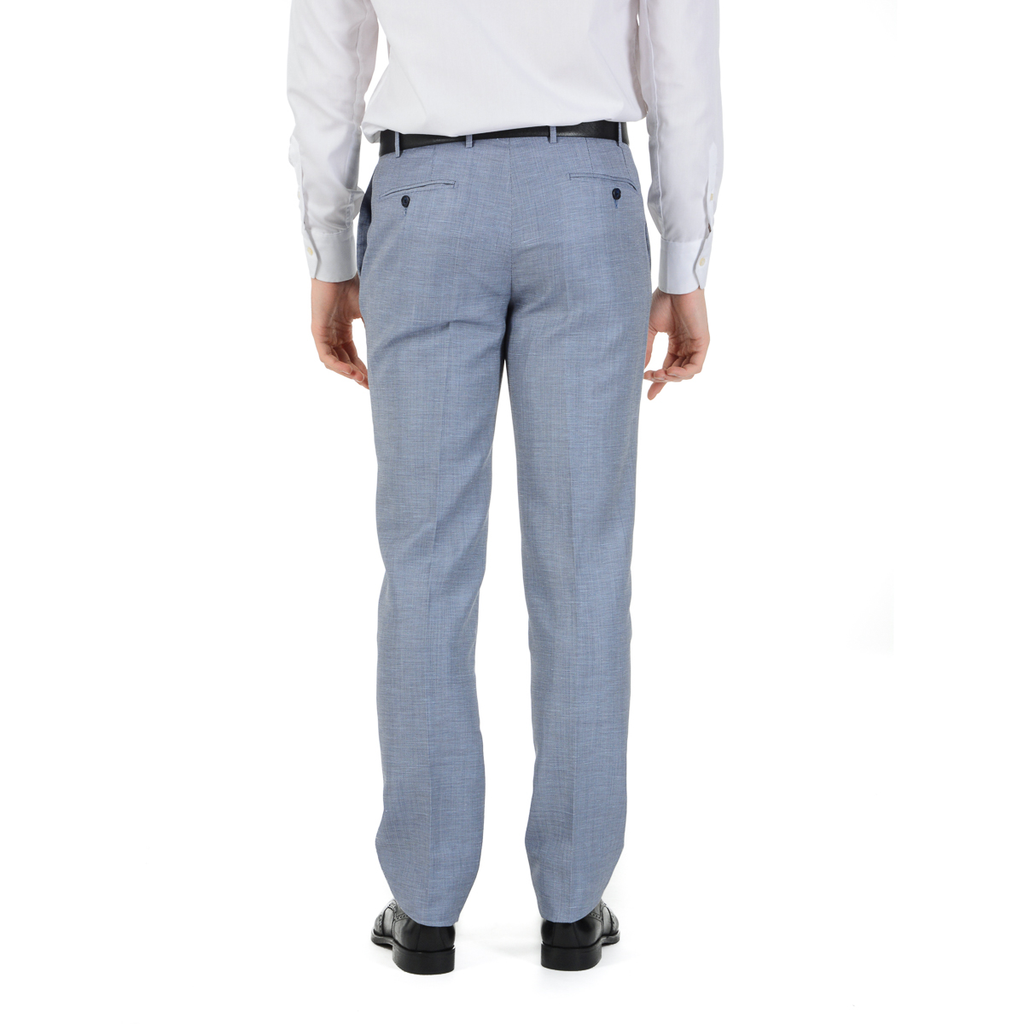Corneliani Mens Suit Long Sleeves Light Blue