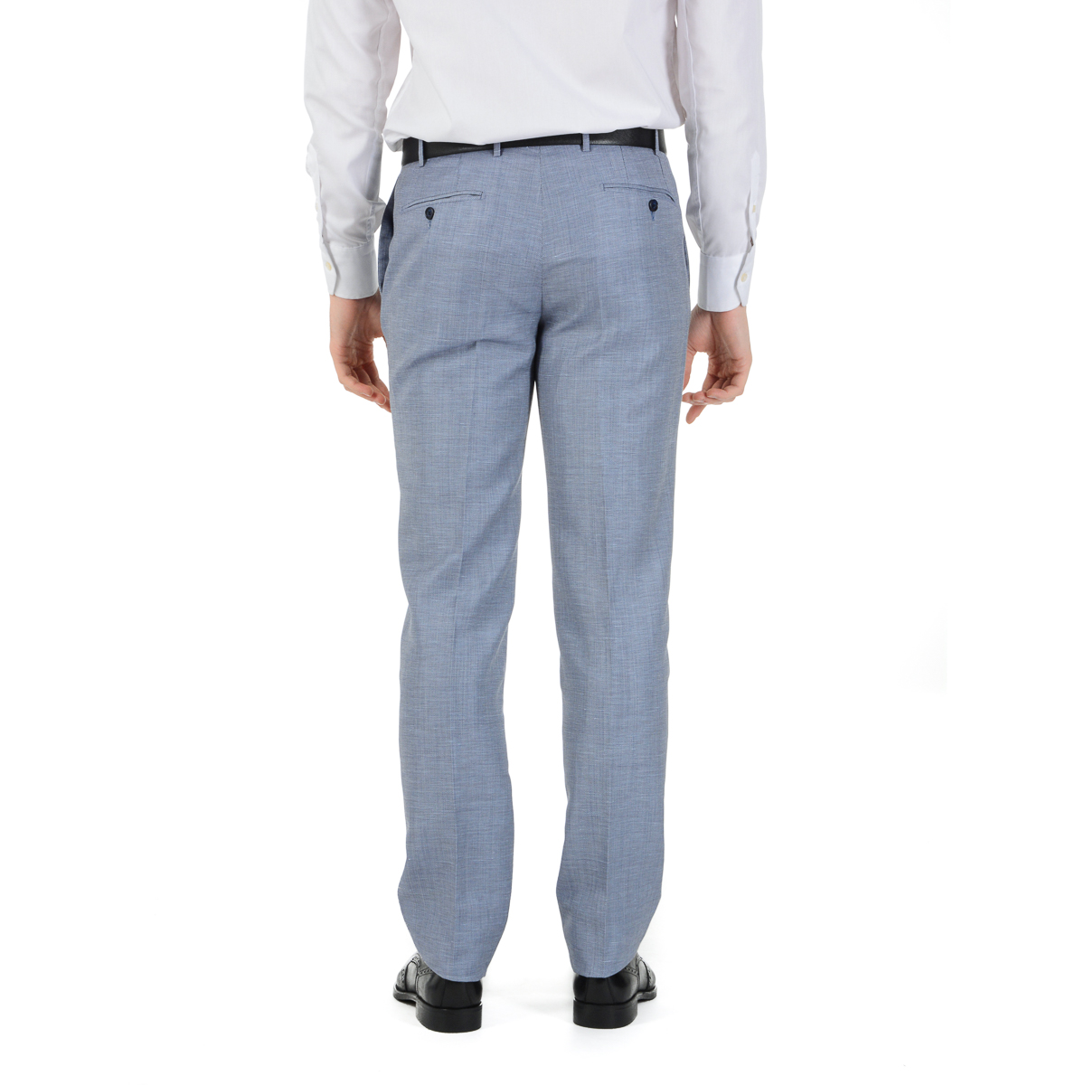 Corneliani Mens Suit Long Sleeves Light Blue