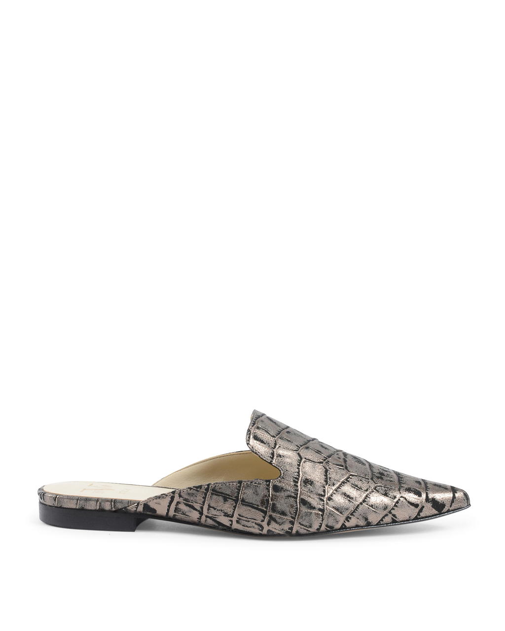 19V69 Italia Chanclas Mujer Plata SABOT DAMITA COCCO CANNA FUCILE