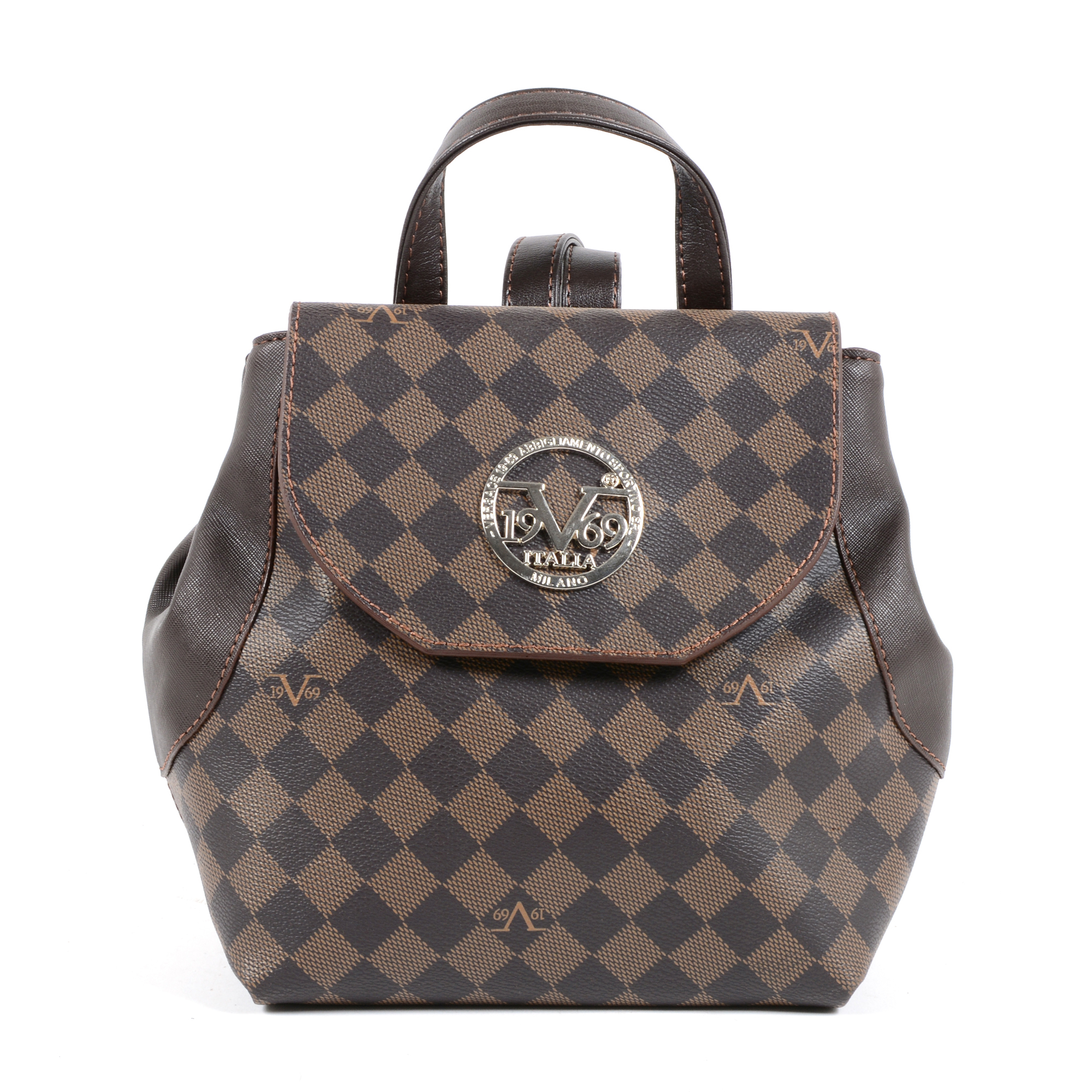 V 1969 Italia Womens Backpack Brown PANAMA