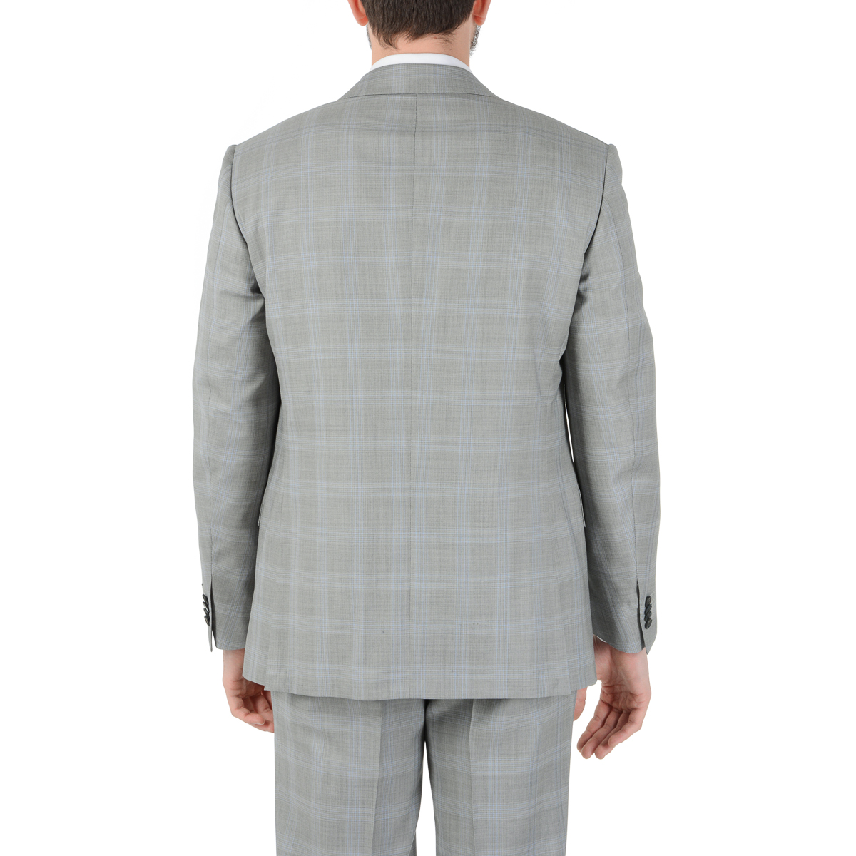 Corneliani Mens Suit Long Sleeves Grey Super 150's