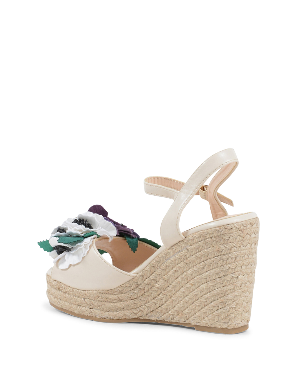 19V69 Italia Sandalia de cuña para mujer Beige V212 BEIGE