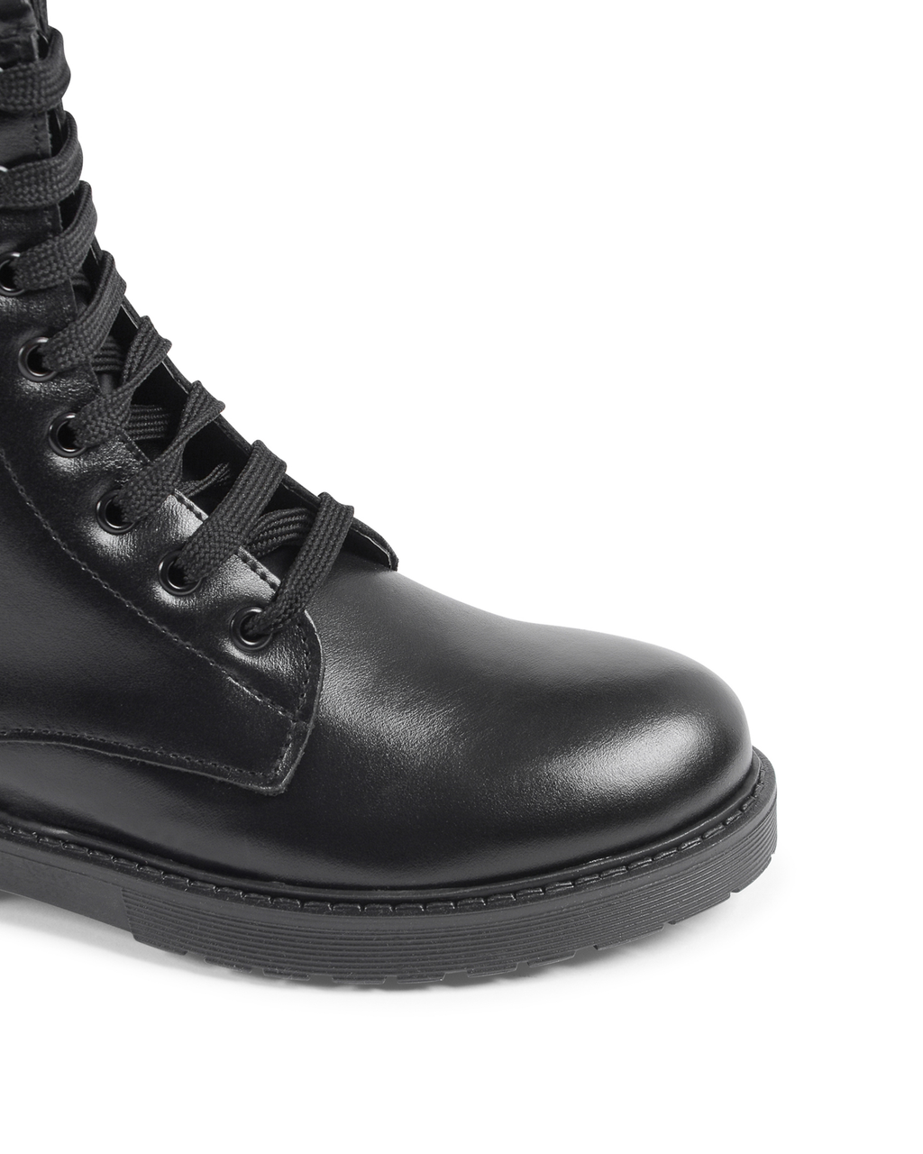 19V69 Italia Womens Ankle Boot Black 8-M VITELLO NERO