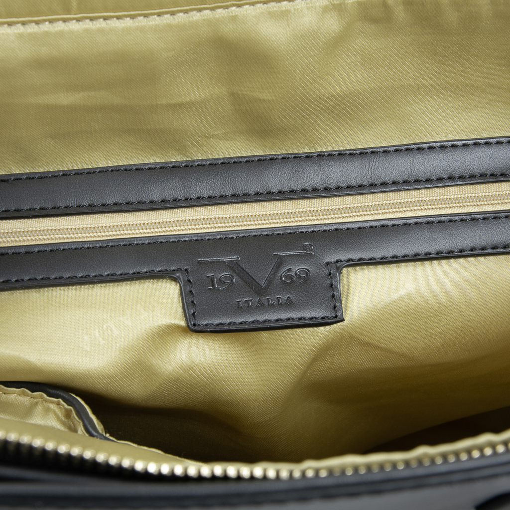 Bolso de mano para mujer V 1969 Italia negro VERONICA