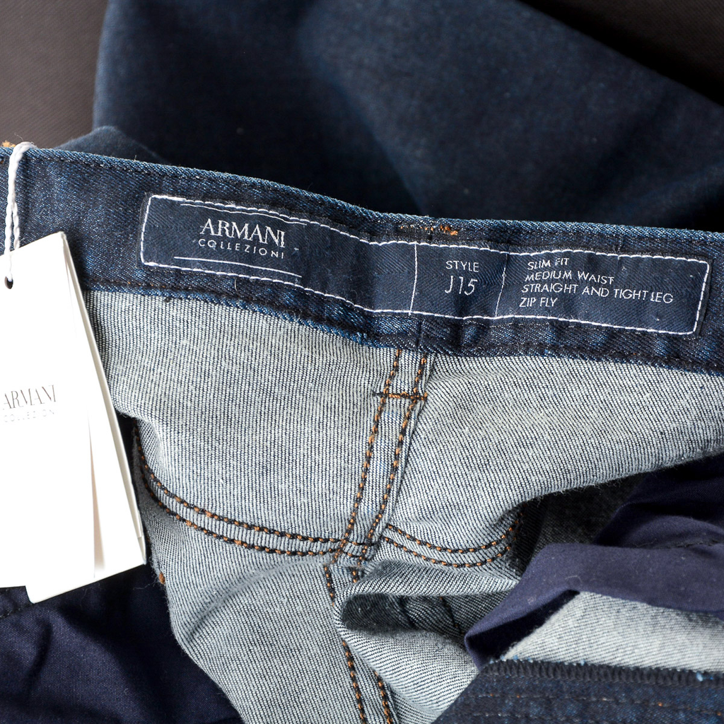 Armani Collezioni Mens Jeans Blue