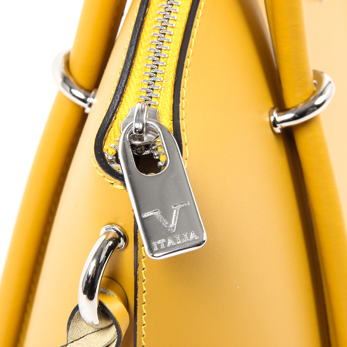 Bolso de mano para mujer V 1969 Italia V003-S RUGA SENAPE