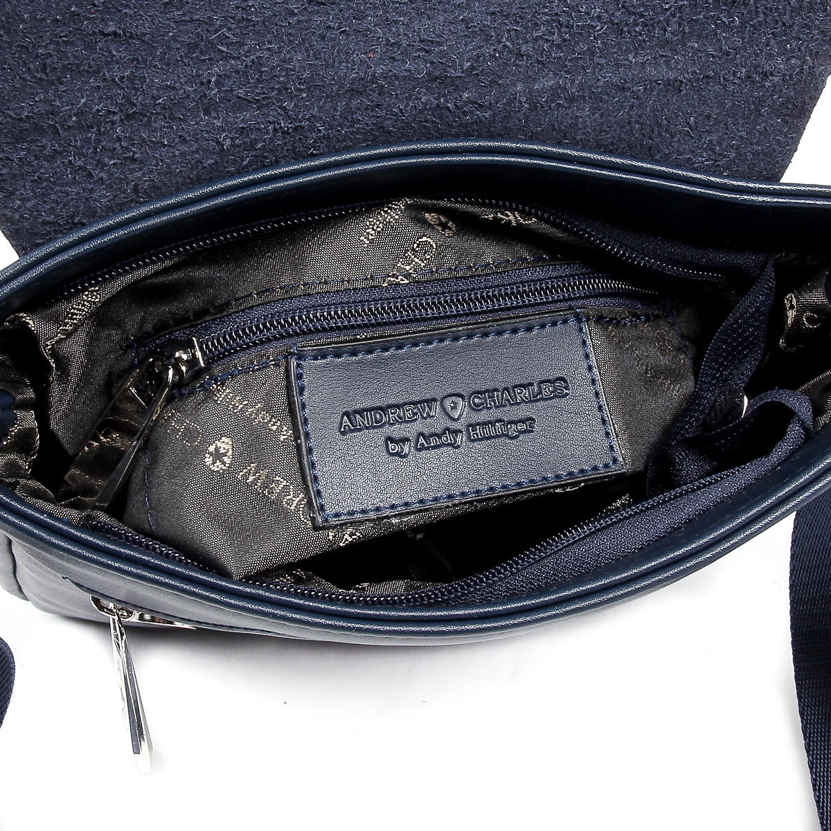 Bolso de mano para hombre Andrew Charles azul oscuro CARL