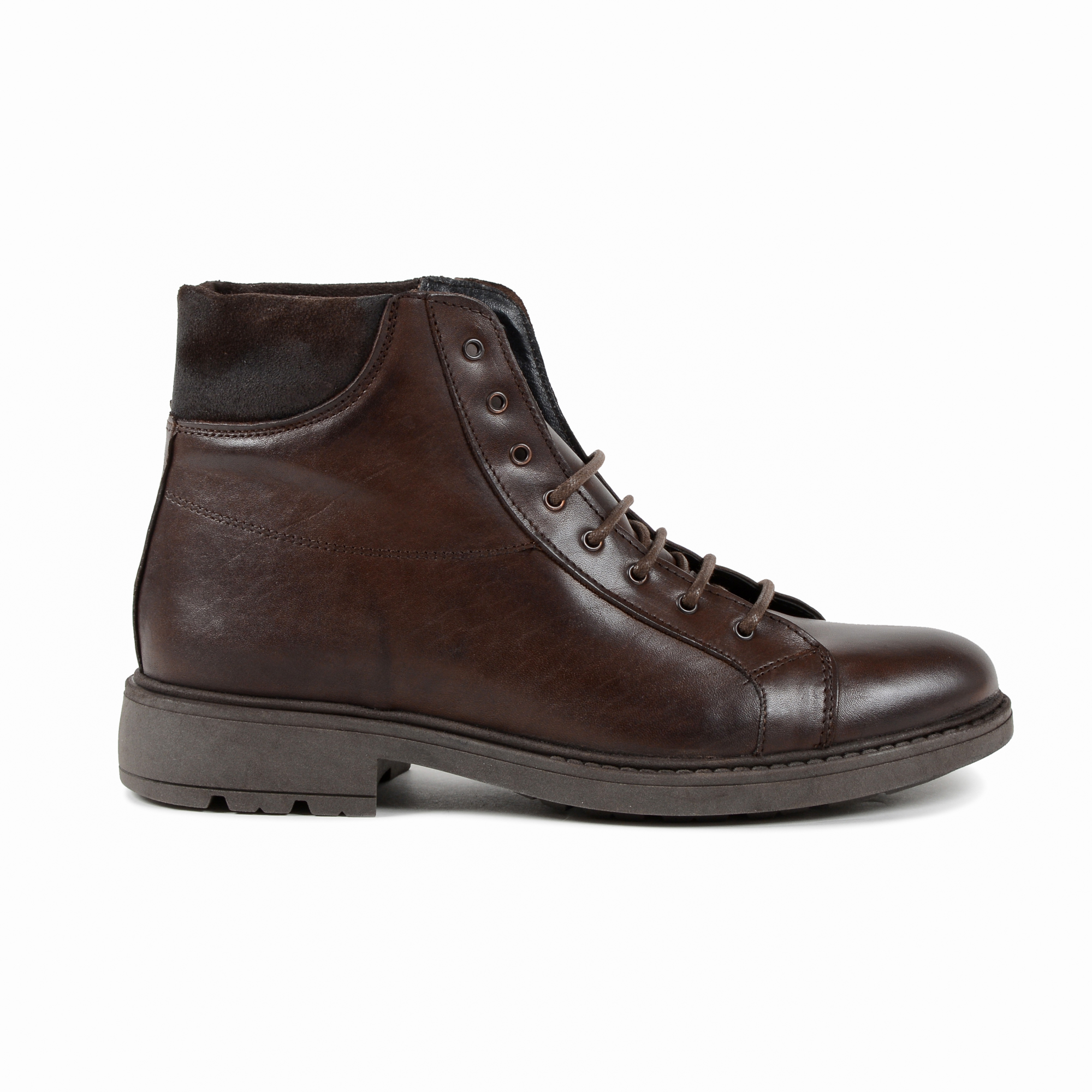 19V69 Italia Botines para hombre Marrón 2647 VITELLO T MORO