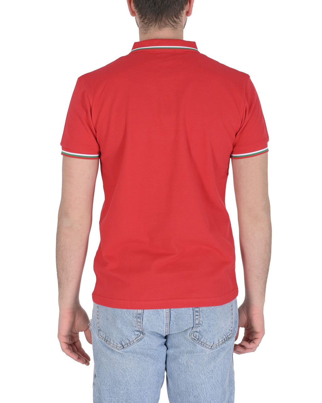 19V69 Italia Polo para hombre OLAF ROJO