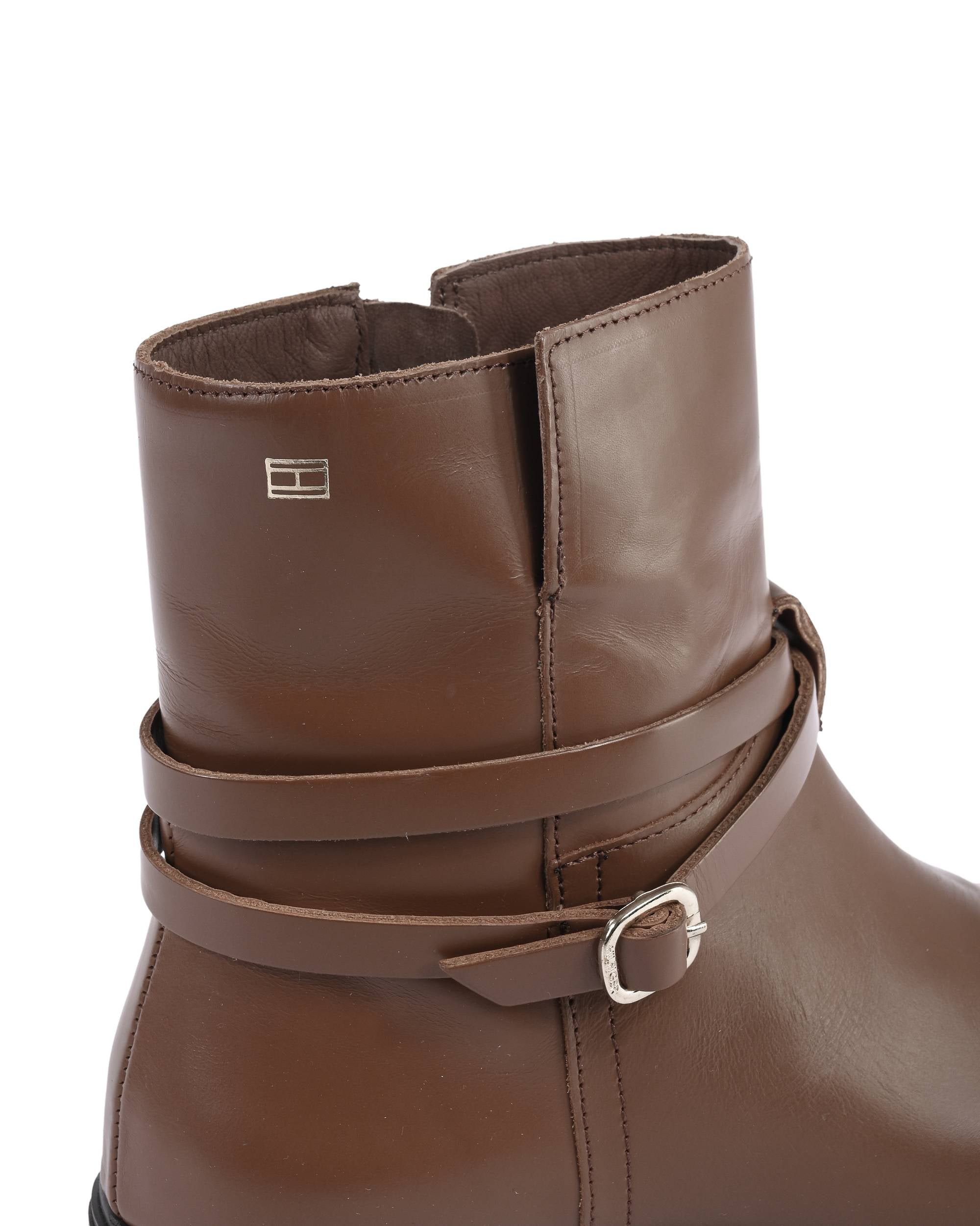 Botas Tommy Hilfiger para mujer MARRÓN FW0FW06658GVI