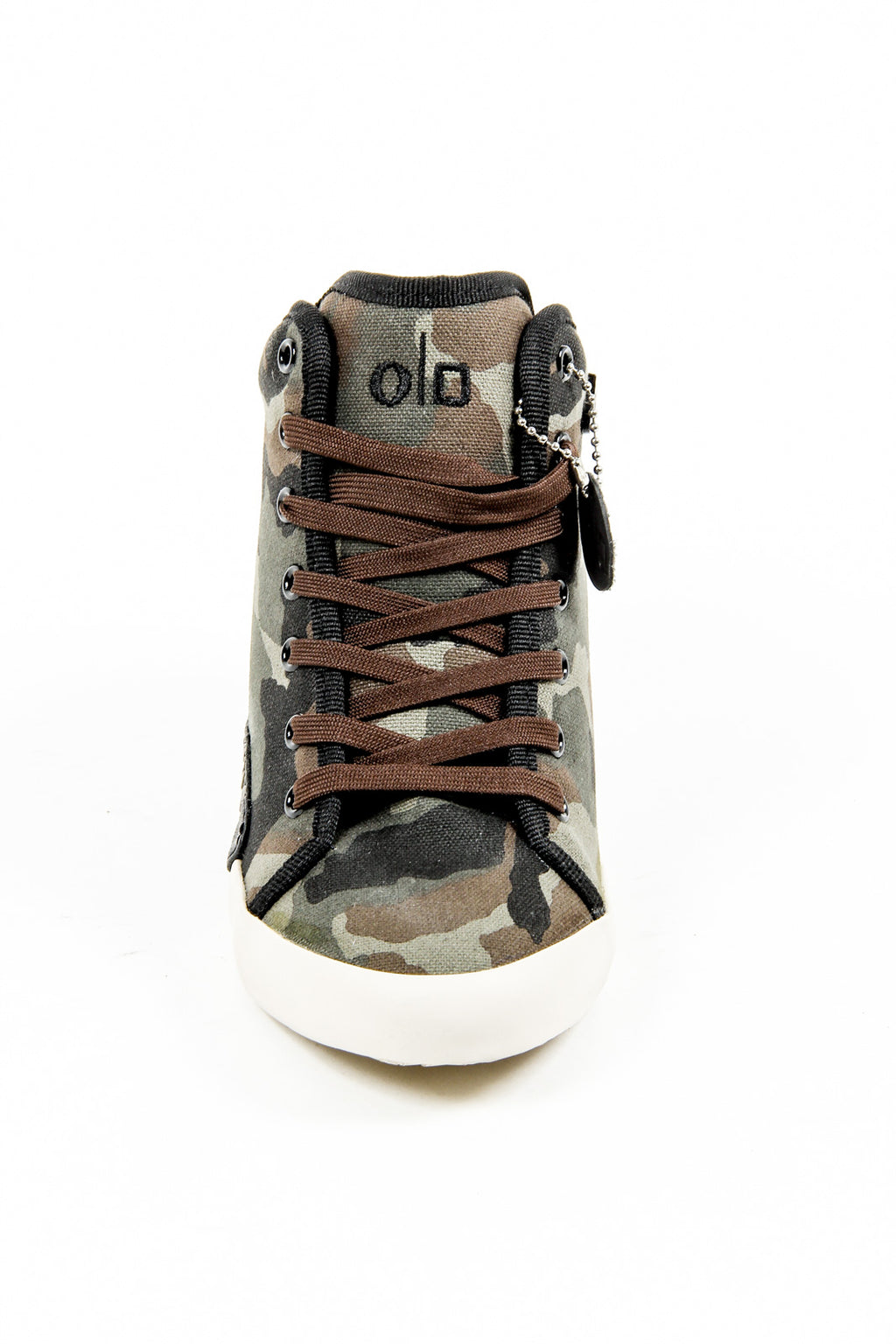 Zapatillas altas Olo para mujer 71N10 71 GRETA CANVAS PATCH ROCK