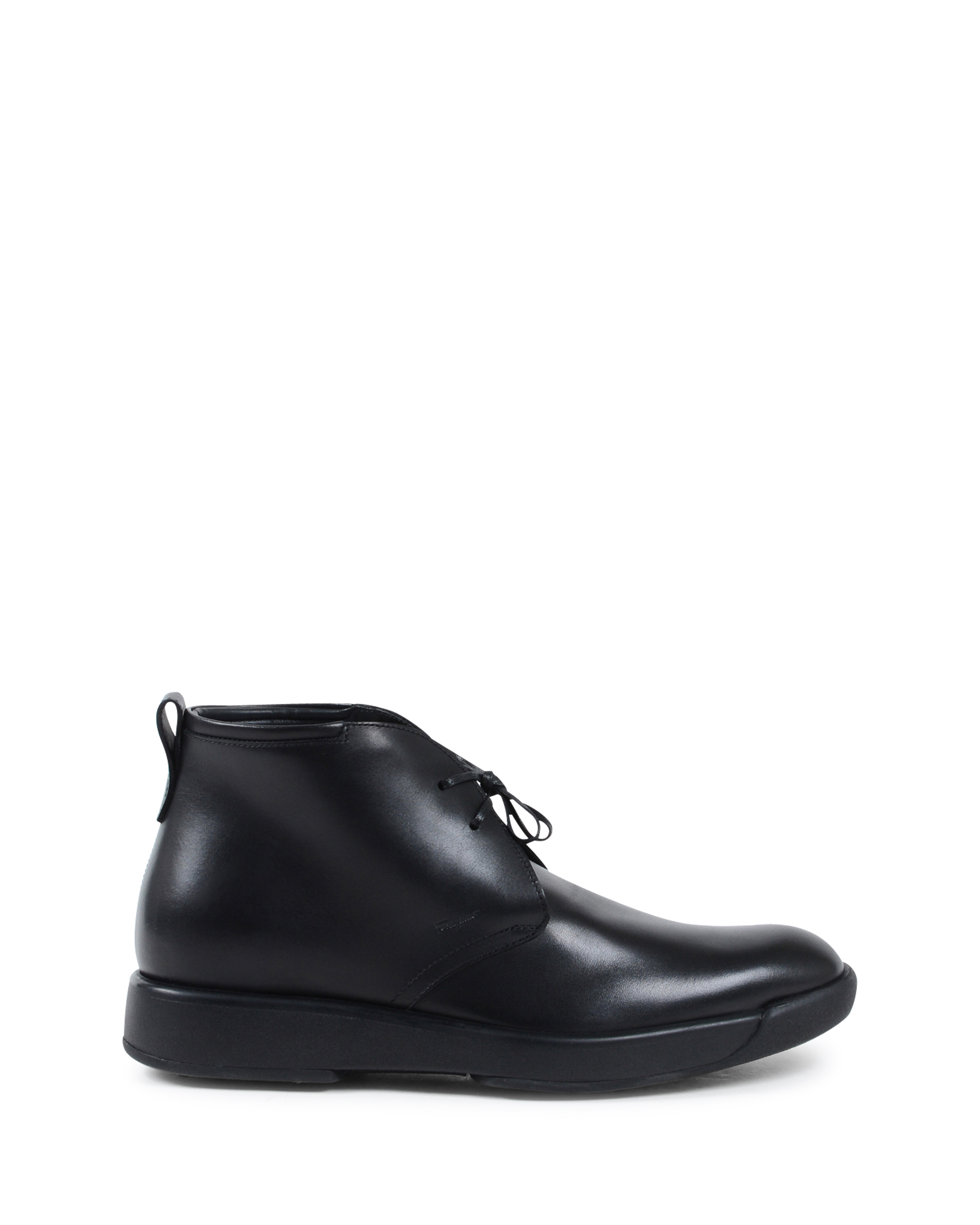 Salvatore Ferragamo - Botines negros para hombre DORRIS