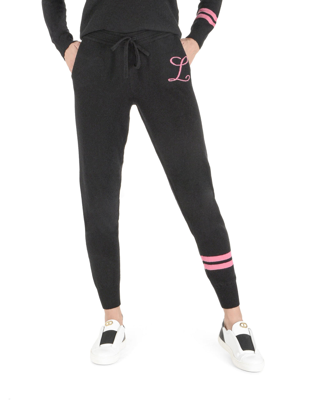 Pantalones deportivos de cachemira - Negro