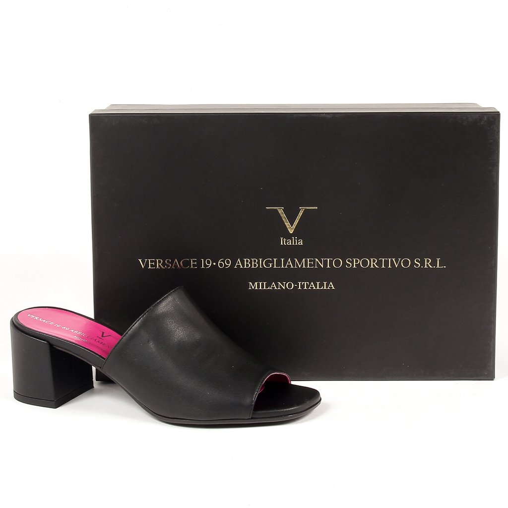 Sandalia V 1969 Italia para mujer negra FLORENCIA