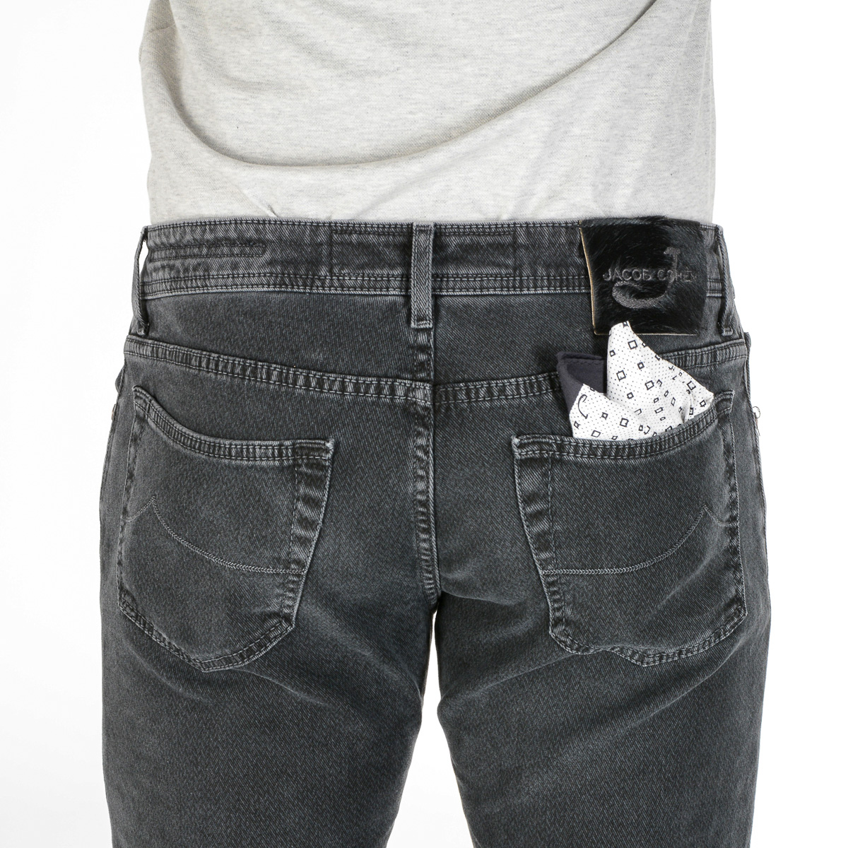 Jacob Cohen Mens Pants J688 Dark Grey