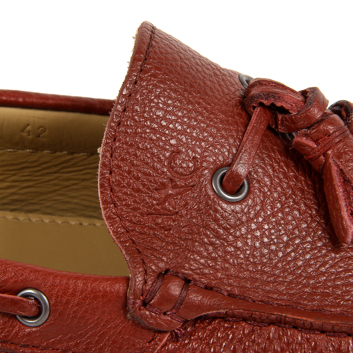 Mocasín Andrew Charles para hombre rojo JEREMY