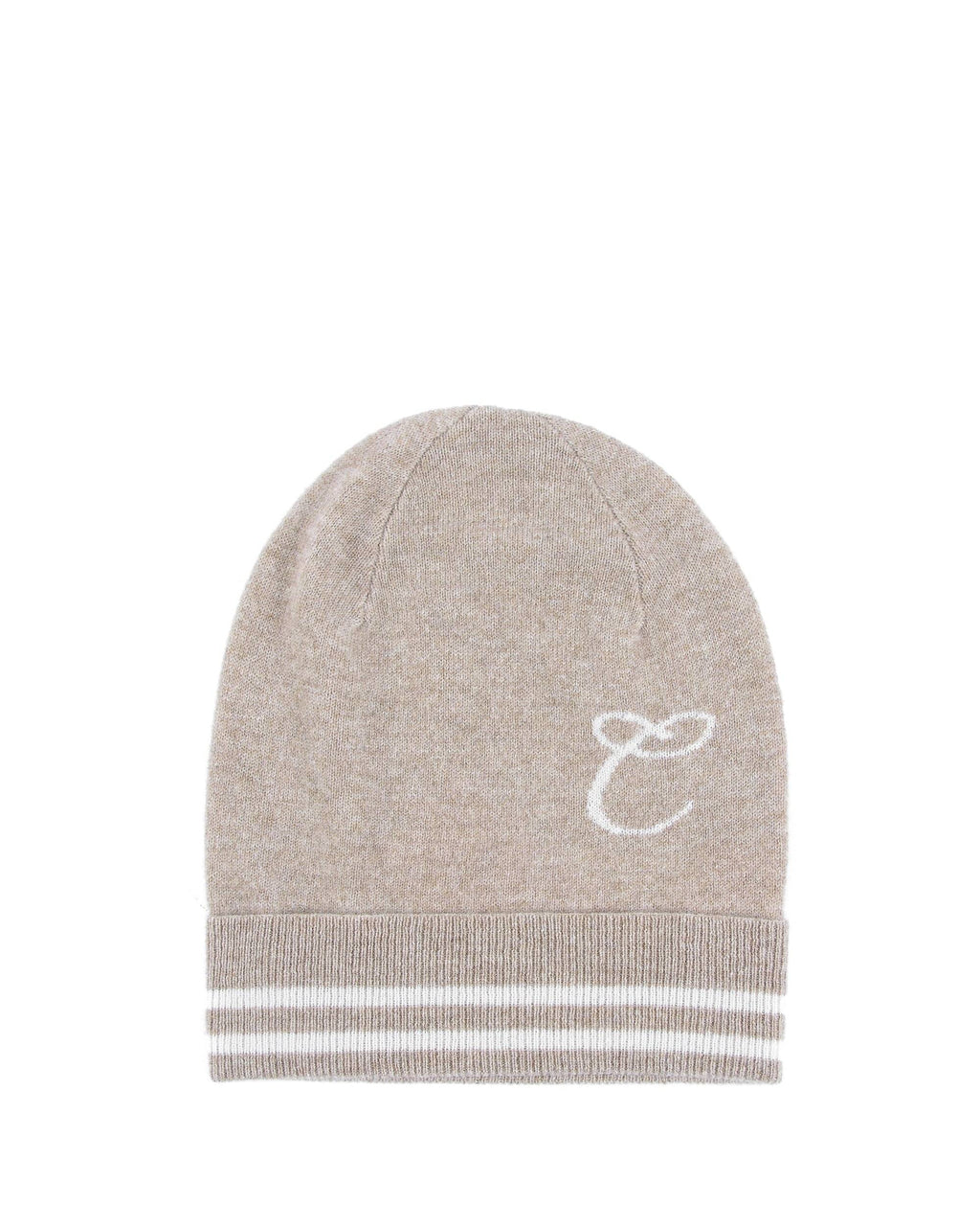 Gorro con monograma de Dee Ocleppo BRUNTSFIELD CAMEL C