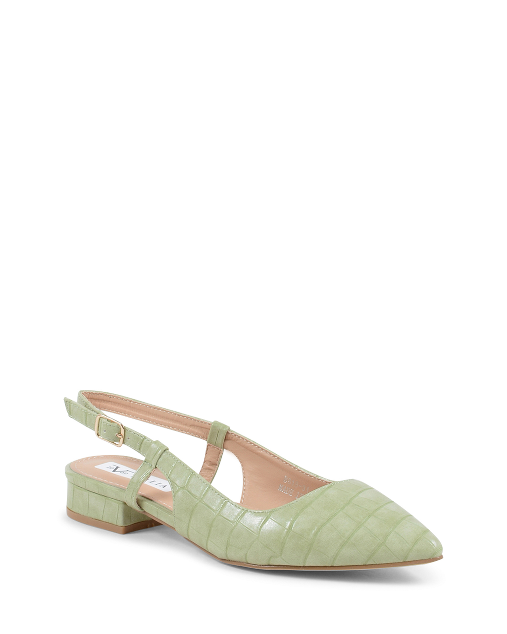 19V69 Italia Bailarina de tiras para mujer verde V81831 VERDE