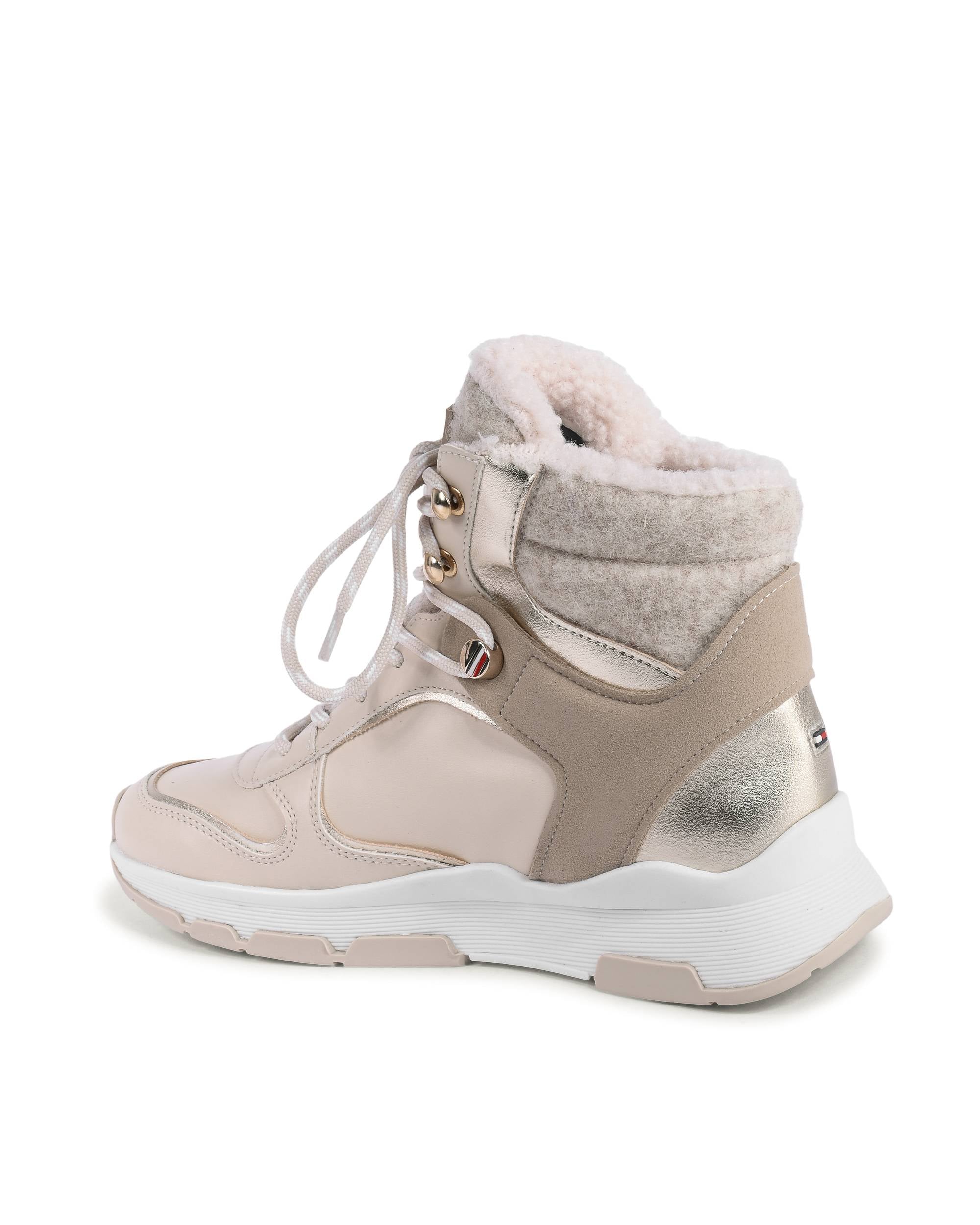 Botas Tommy Hilfiger para mujer beige FW0FW06074AA8