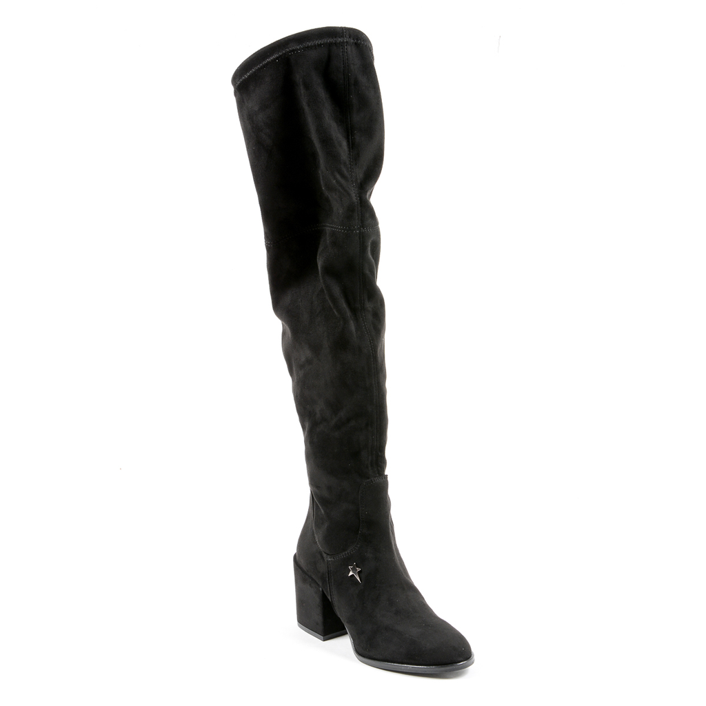 Andrew Charles Womens High Boot Black ALANNAH
