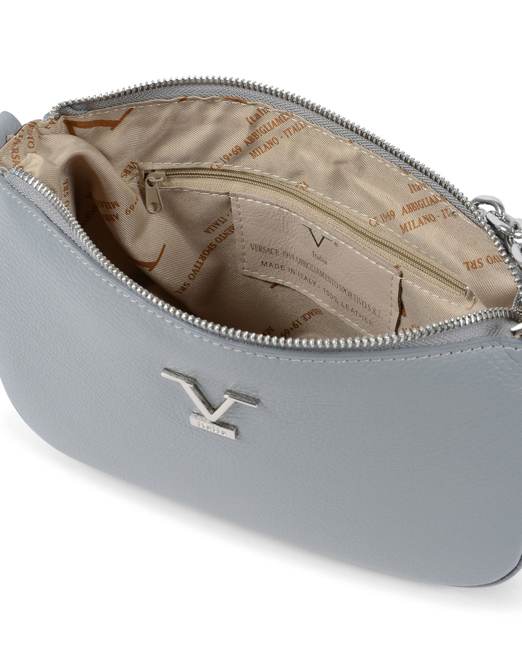 V Italia Womens Mini Bag Grey VE1735 CERVO GRIGIO