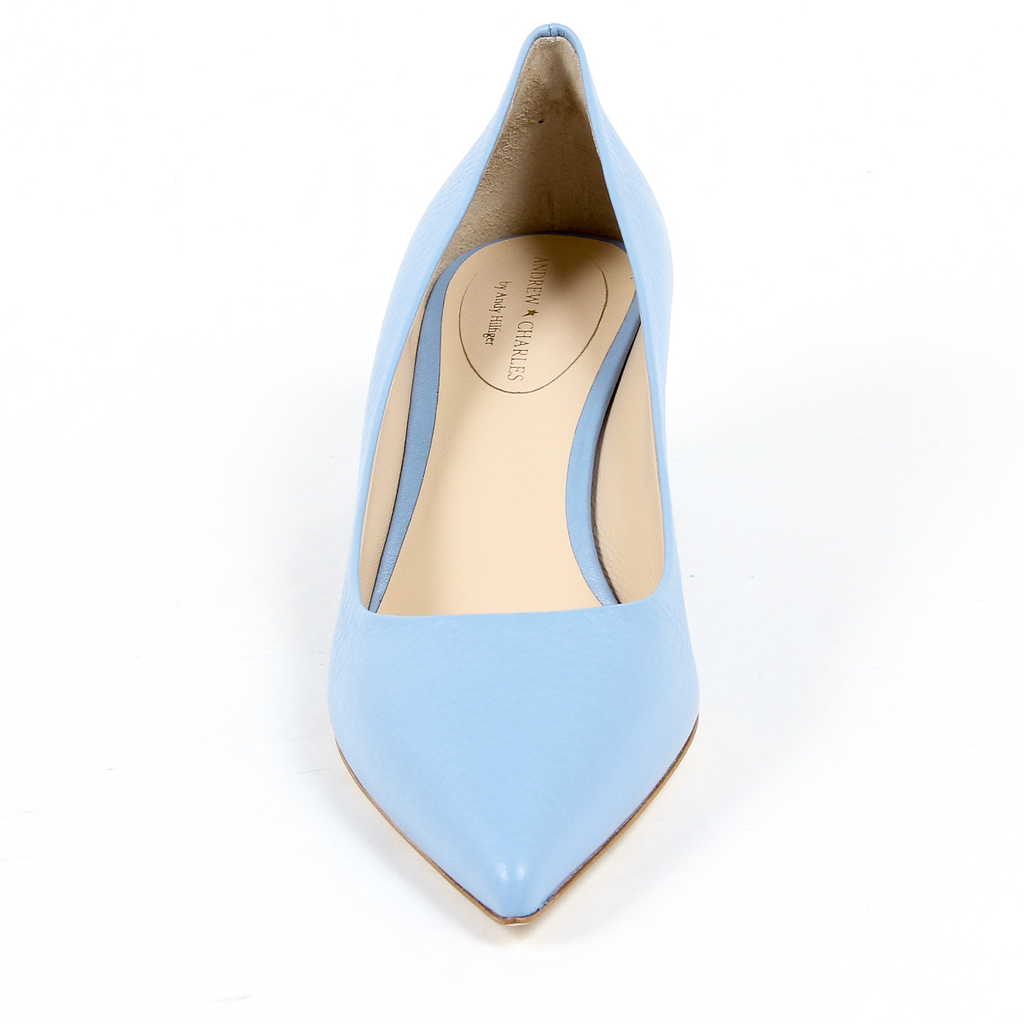 Andrew Charles Womens Pump Light Blue EVA