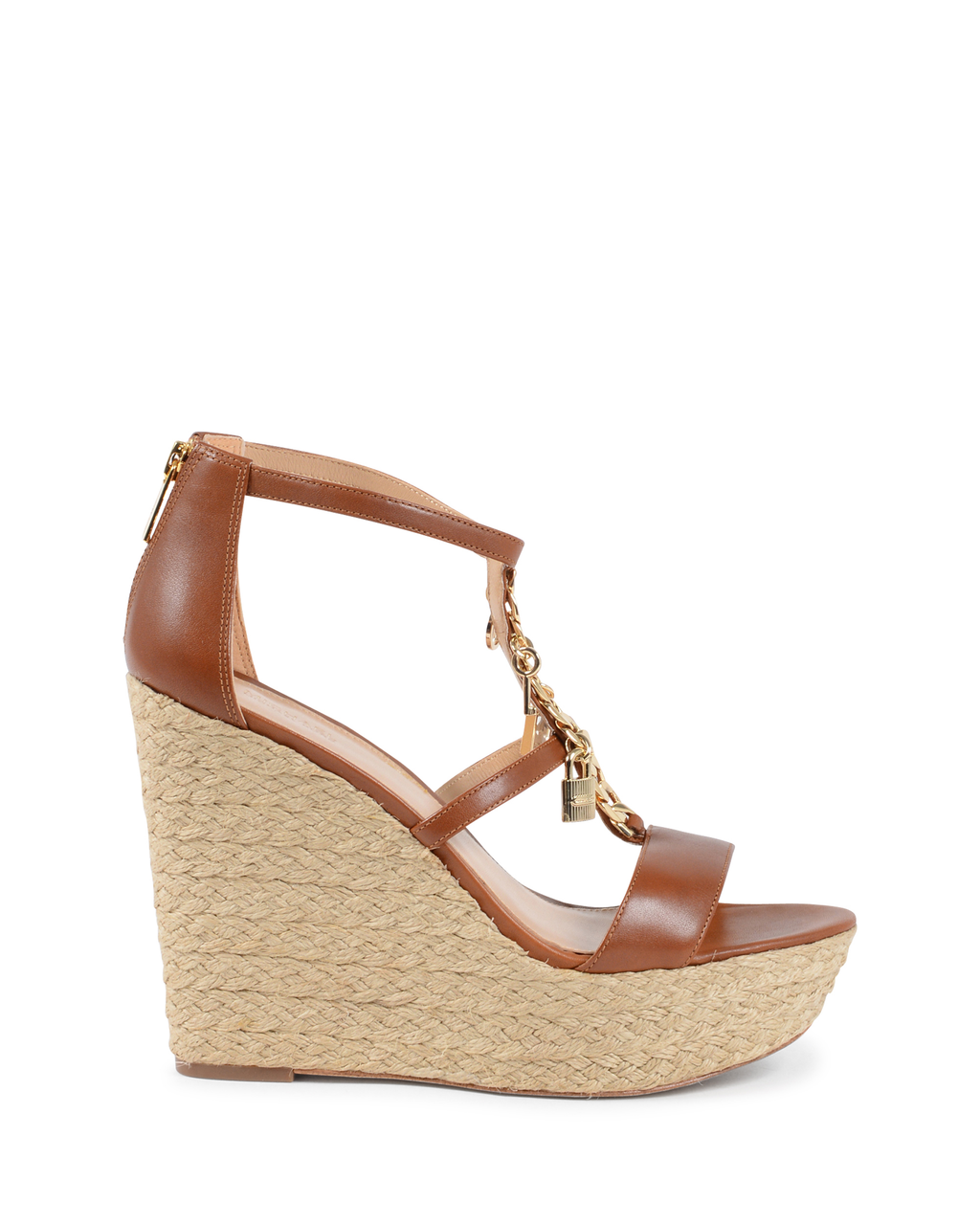 Sandalias de cuña Michael Kors para mujer, color marrón SUKI