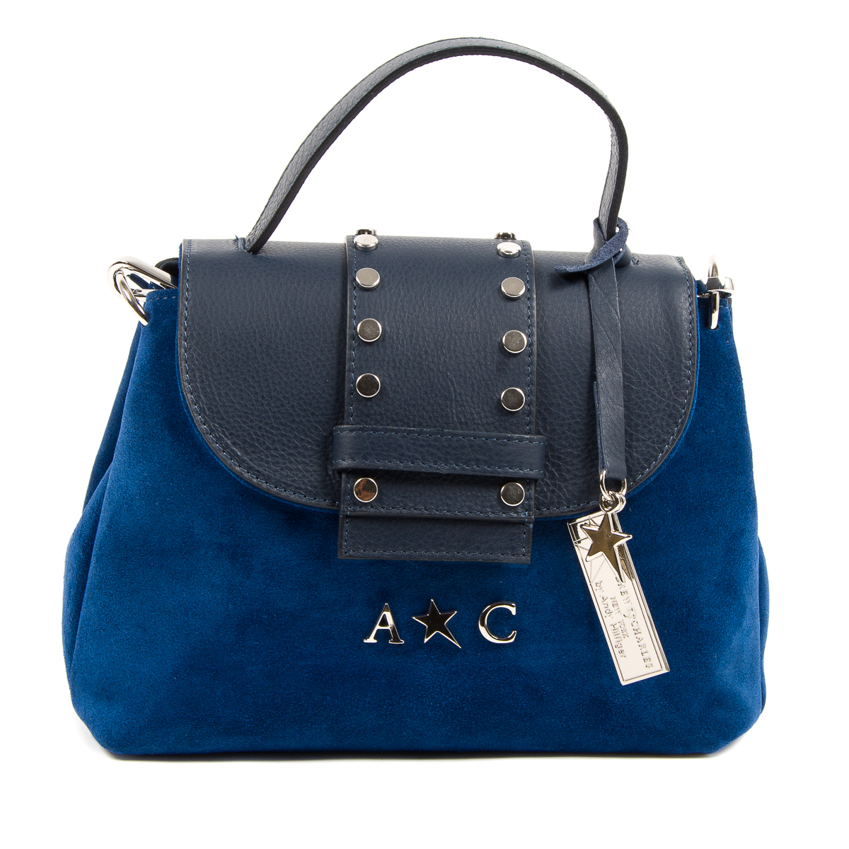 Bolso de mano para mujer Andrew Charles Azul PAMELA