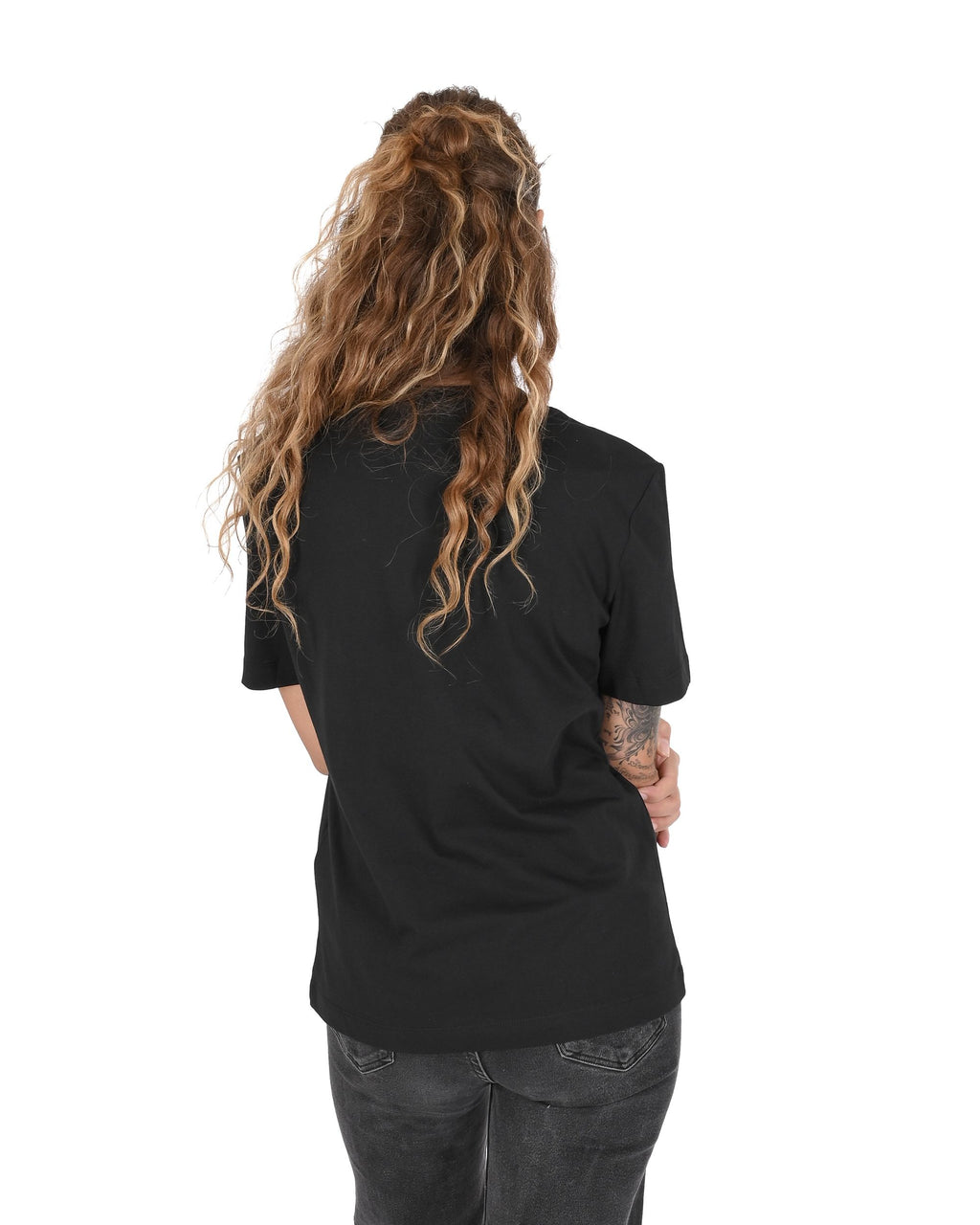 Camiseta Love Moschino para mujer W 4 H06 18 M 3876 C74 NEGRO