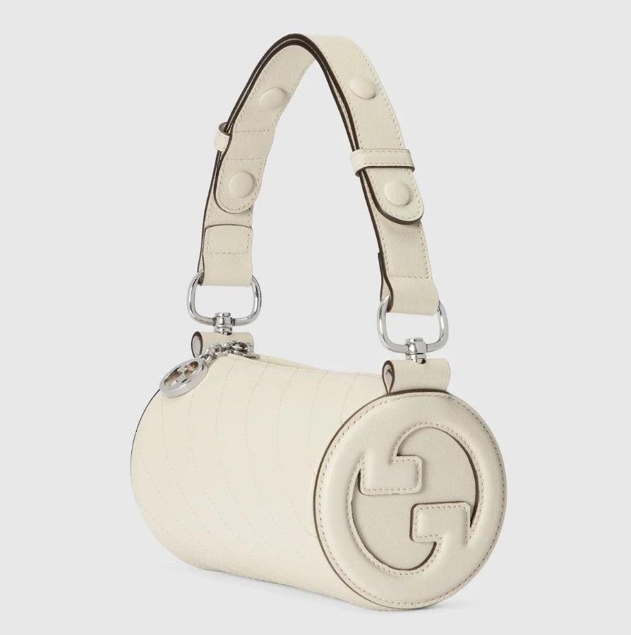 Bolso de hombro pequeño de piel Blondie