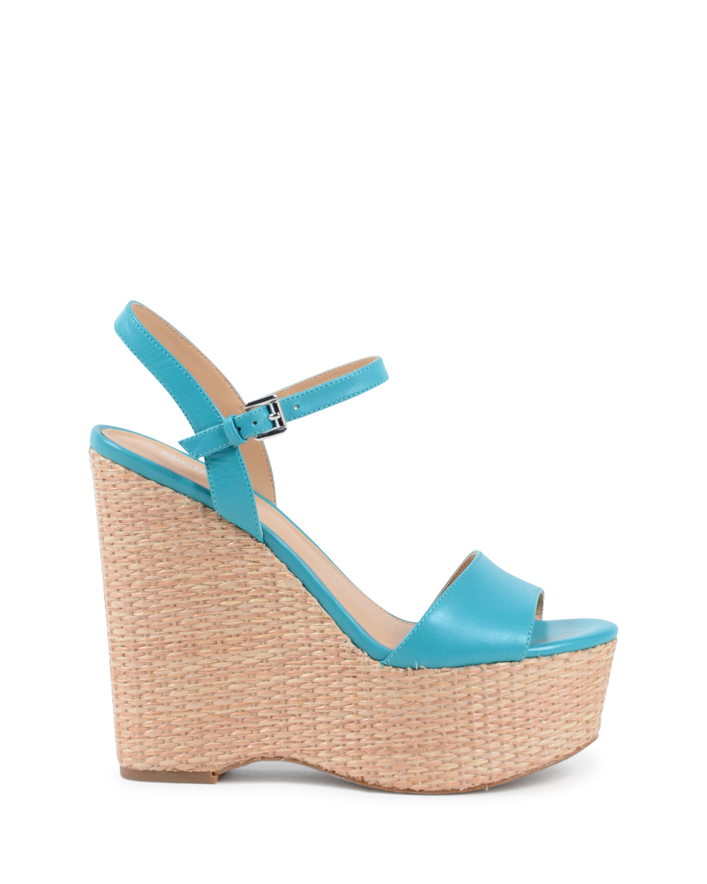 Sandalia de cuña para mujer Michael Kors azul claro FISHER