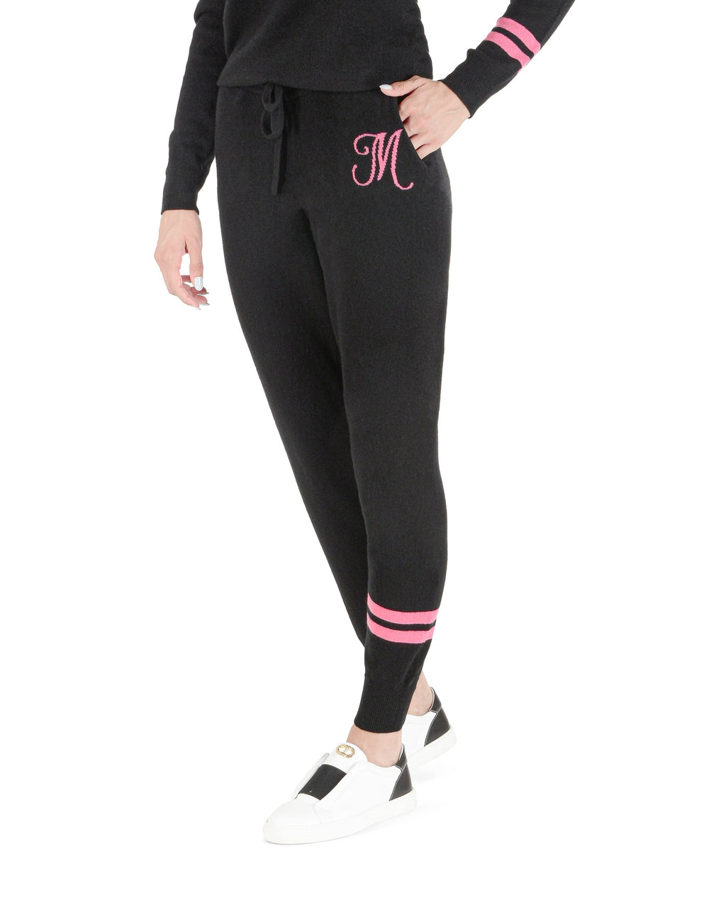 Pantalones deportivos de cachemira - Negro