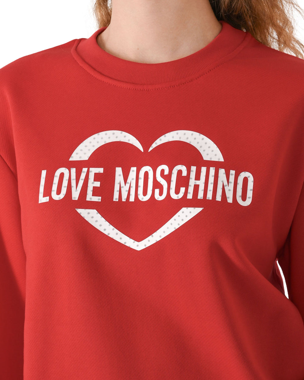 Sudadera Love Moschino para mujer W 6 306 55 M 4055 O97 ROJO
