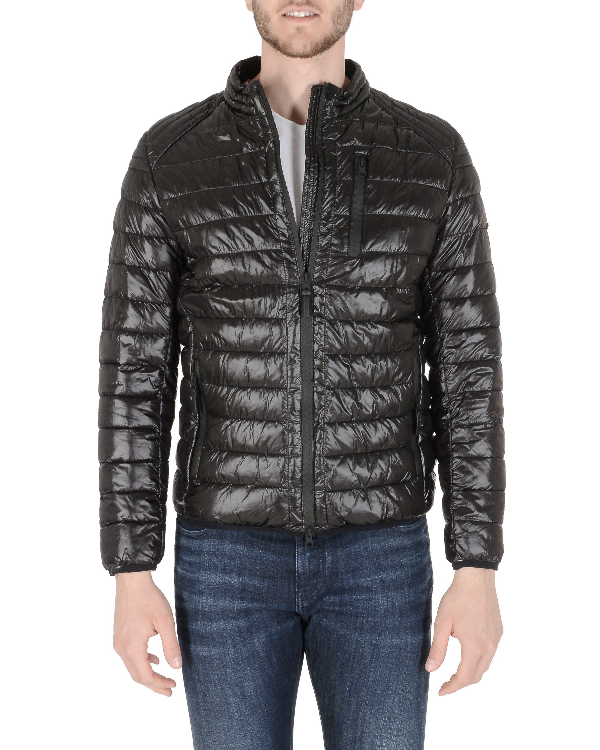 Chaqueta Italia 19V69 para hombre, color negro, de Richard Black.