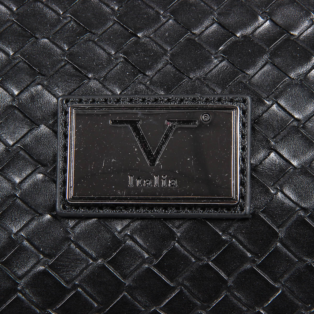 Bolso de mano para hombre V 1969 Italia negro WILLY